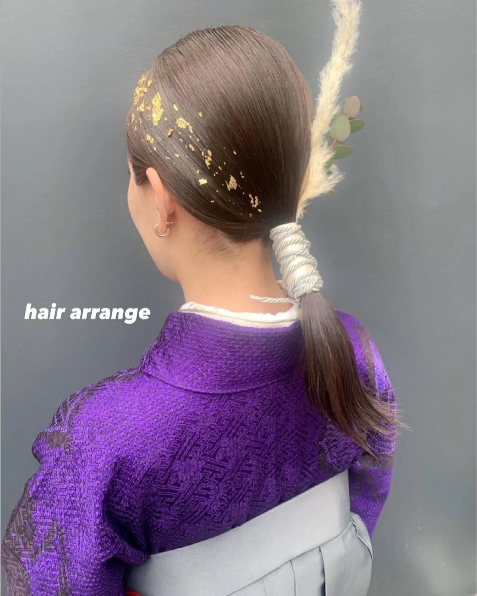 ミディアム ヘアアレンジ 卒業式のヘアスタイル 🌟アレンジが似合う カラー🌟Rumiのヘアスタイル