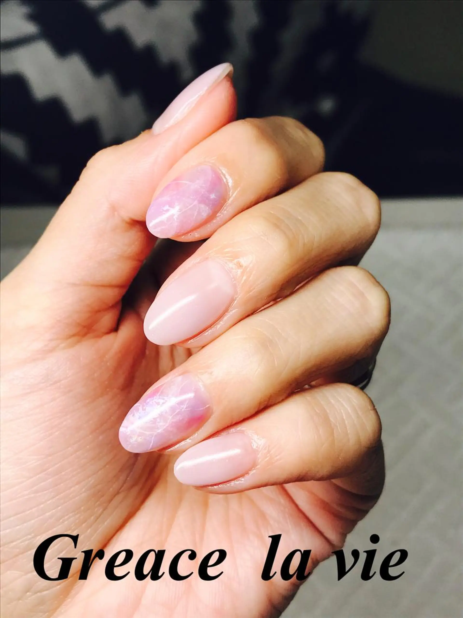 セミロング カラー パーマ ヘアアレンジ キッズ ネイル マツエク・マツパ Greace la vie所属・Greace  la vieのネイルデザイン