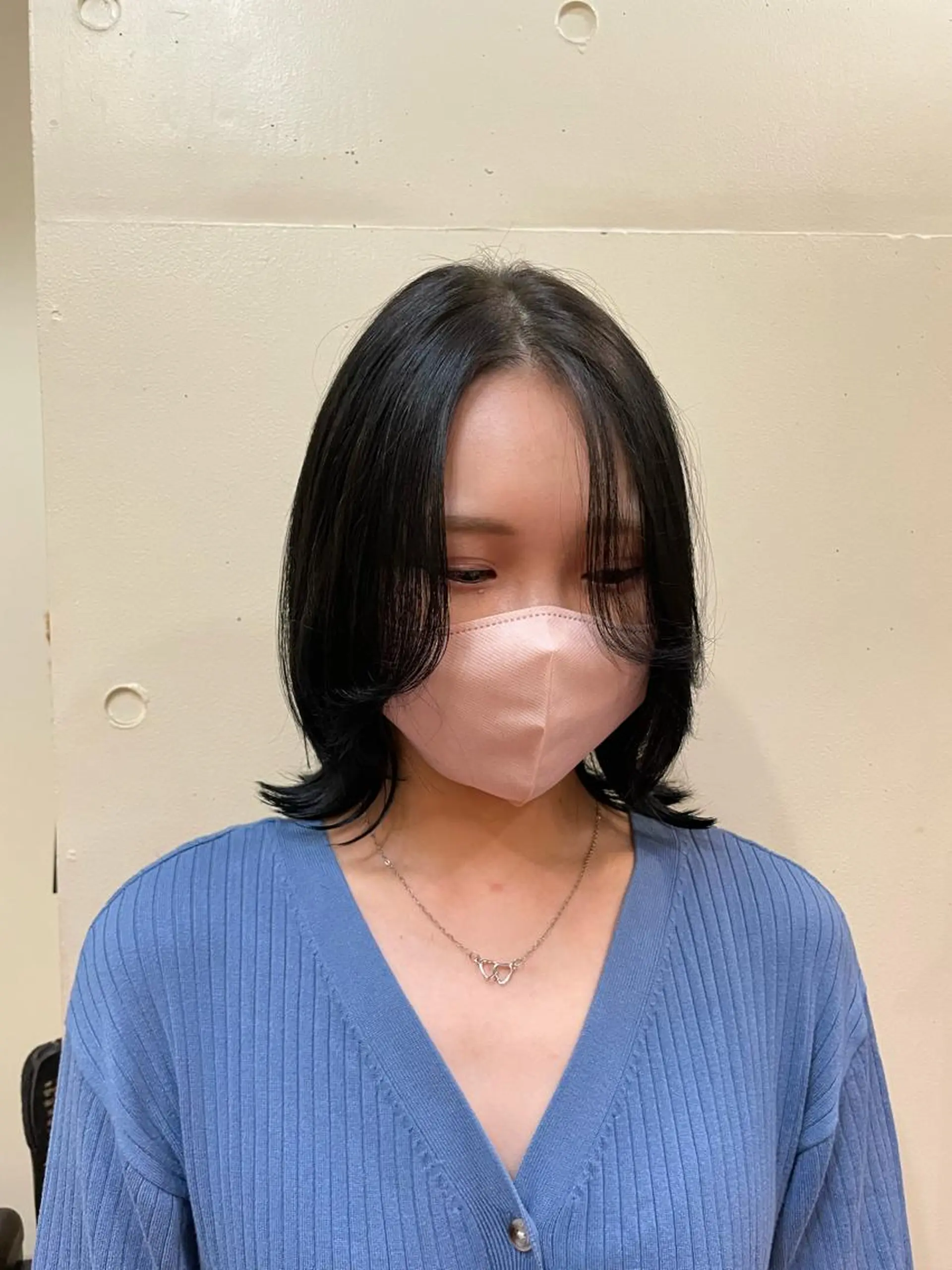 ミディアム カラー ブリーチ ブリーチなしカラー loely 💞miyuのヘアスタイル