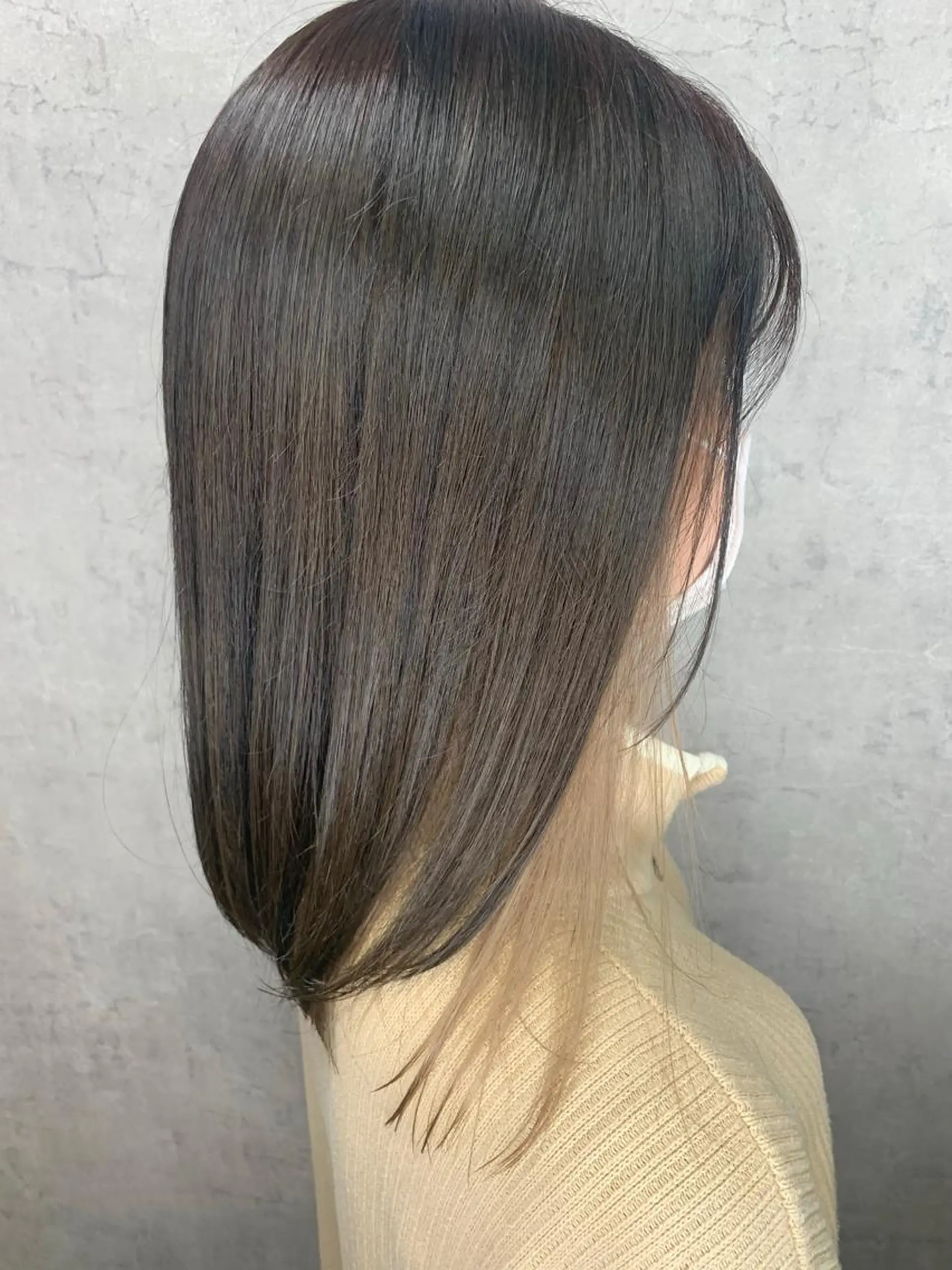 カラー 大島 千怜のヘアスタイル