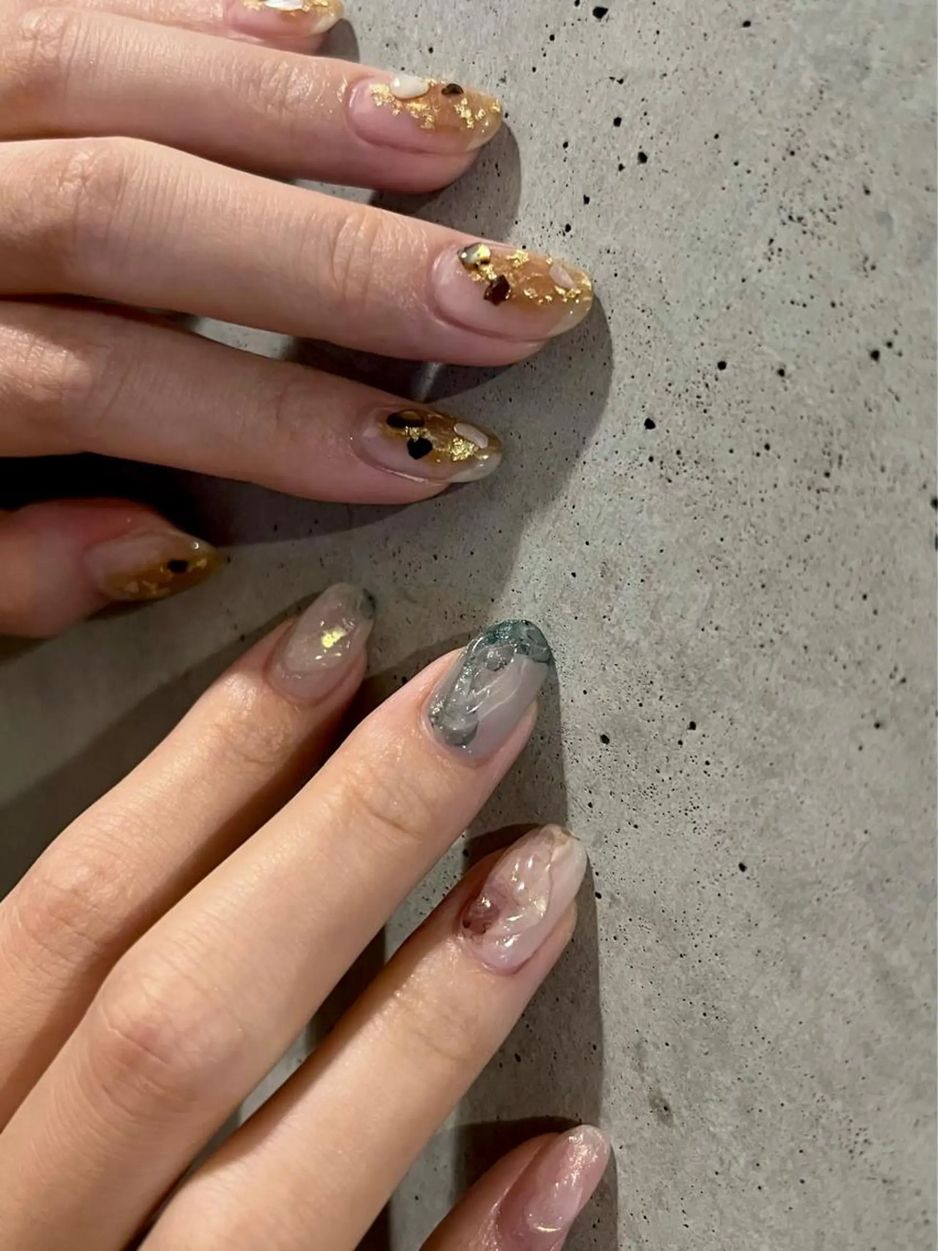 ネイル ハンドネイル nuás nailのネイルデザイン