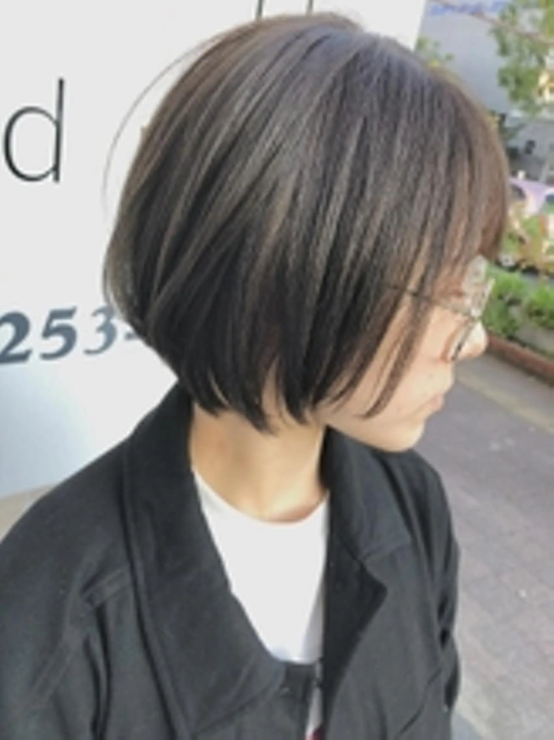 ショート カラー ショートボブ 丸みショート グレージュ オリーブグレージュ オリーブグレー ARCH FREE予約のヘアスタイル