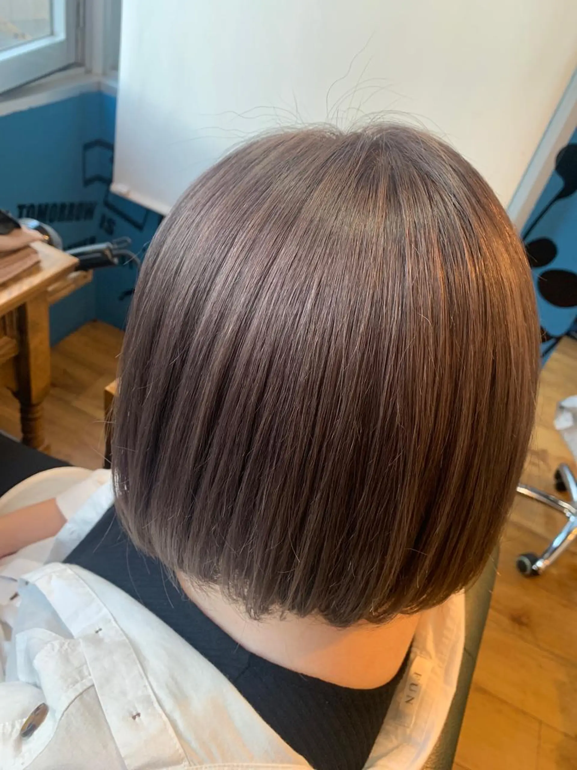 ショート カラー アッシュ ブリーチ ピンクカラー ピンクアッシュ VIE.ORNER 浦安店　三上真弥のヘアスタイル