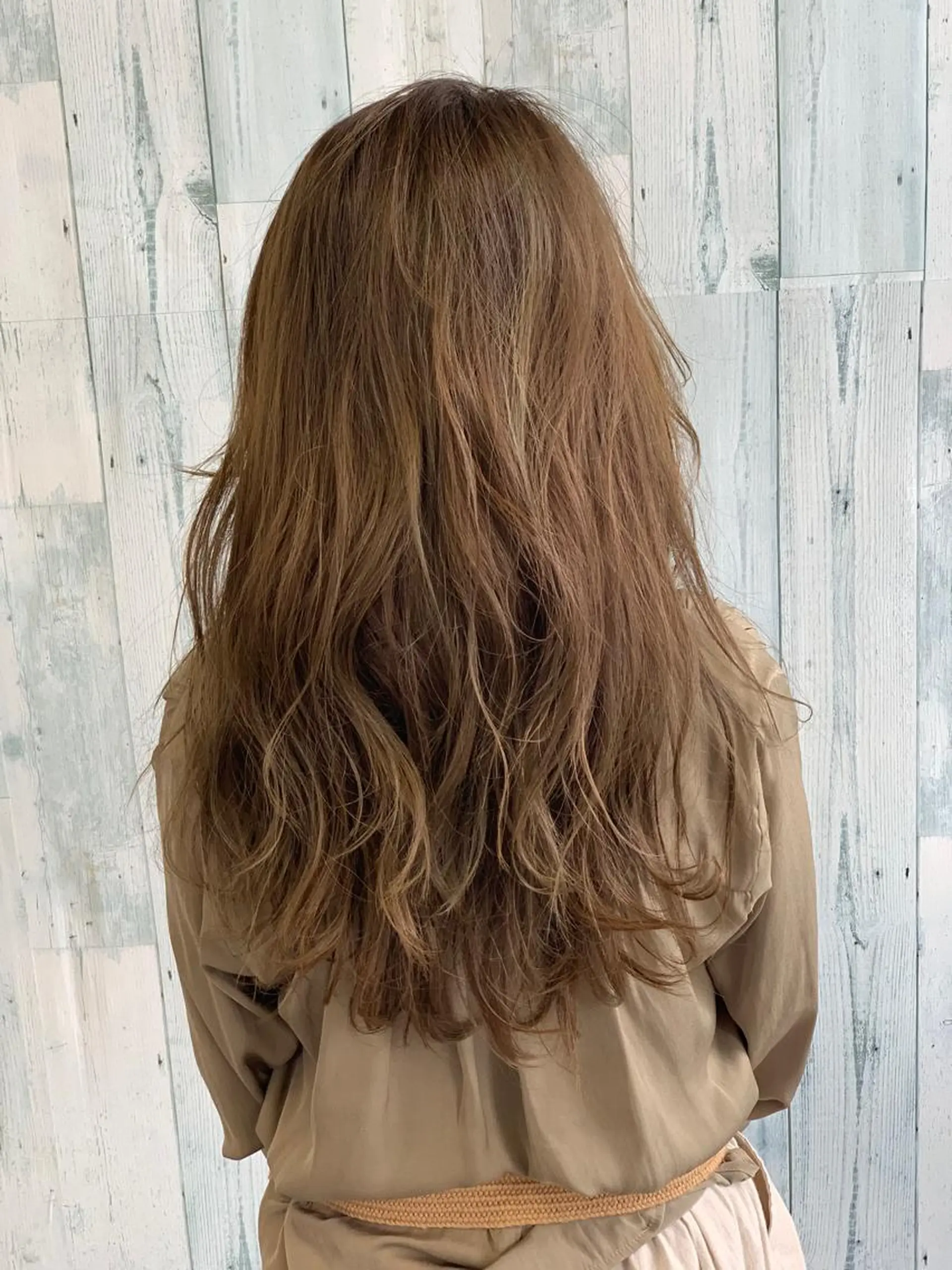 ロング カラー パーマ ヘアアレンジ 🫧縮毛矯正/髪質 改善🫧熊野未来のヘアスタイル