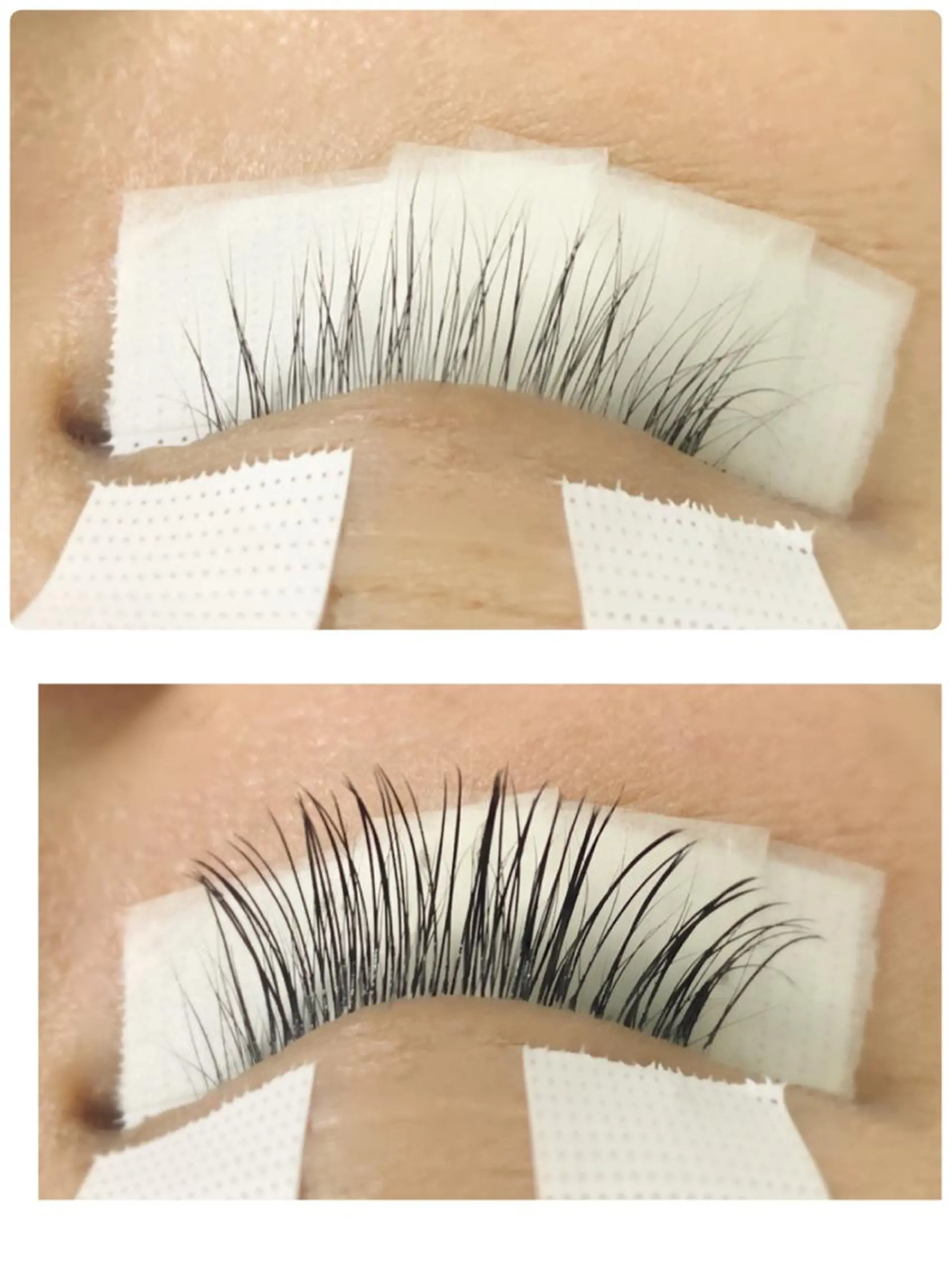 マツエク・マツパ フラットラッシュ ナチュラル aime 木下　真木のマツエク・マツパデザイン