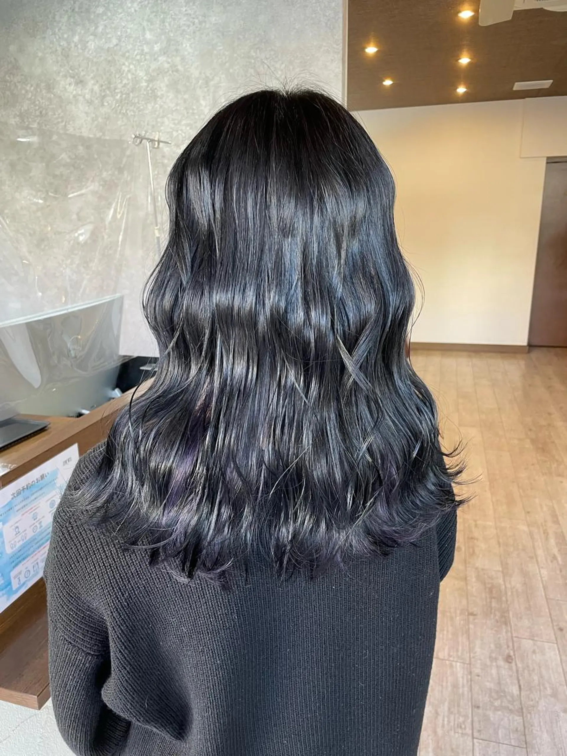 セミロング カラー ブルーカラー ブルーラベンダー ラベンダーカラー 🫧ヒシダアキ taboo.i🫧のヘアスタイル