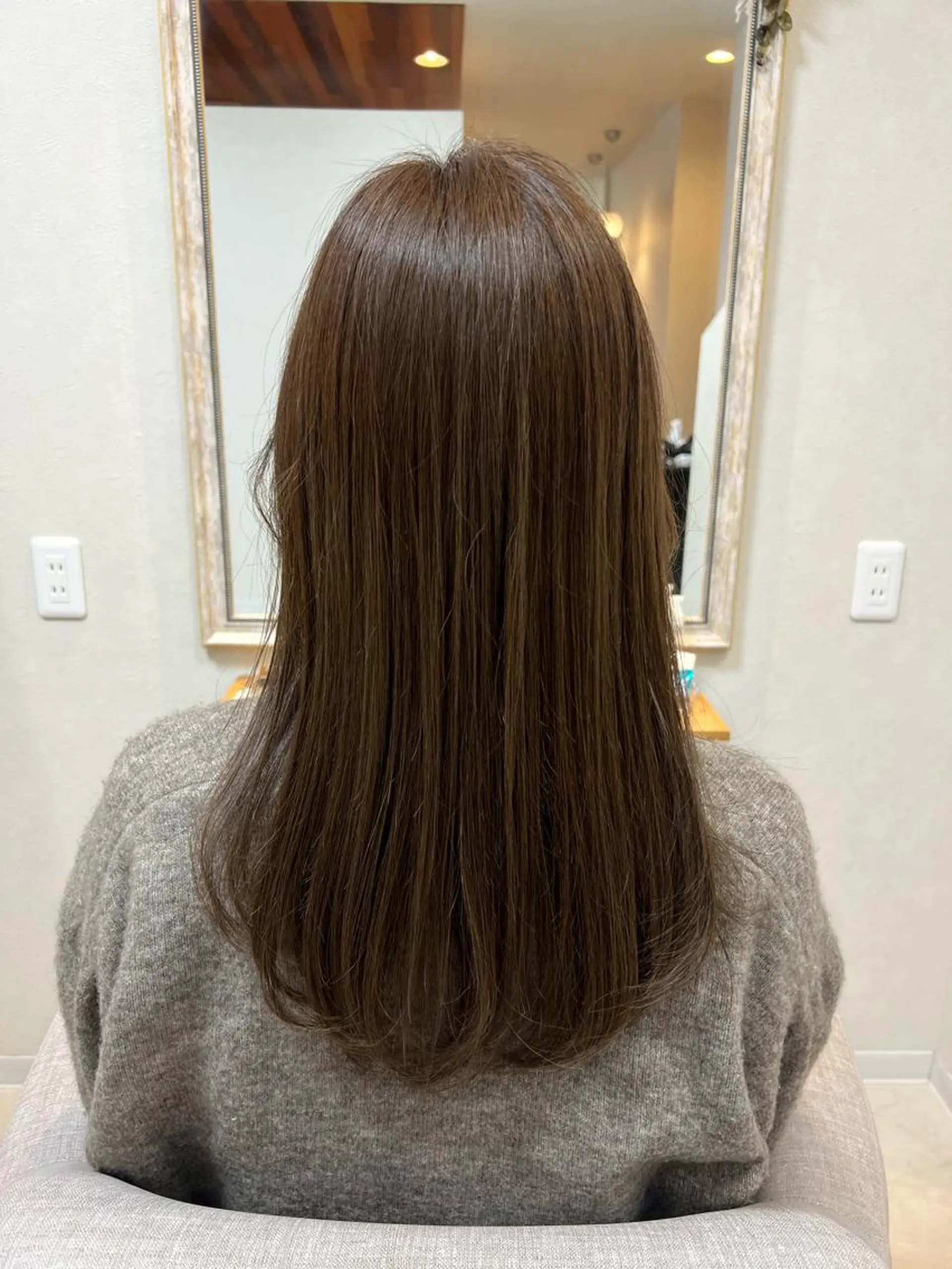 セミロング カット ヘアカラー トリートメント ショート/白髪ぼかし 君和田若菜のヘアスタイル