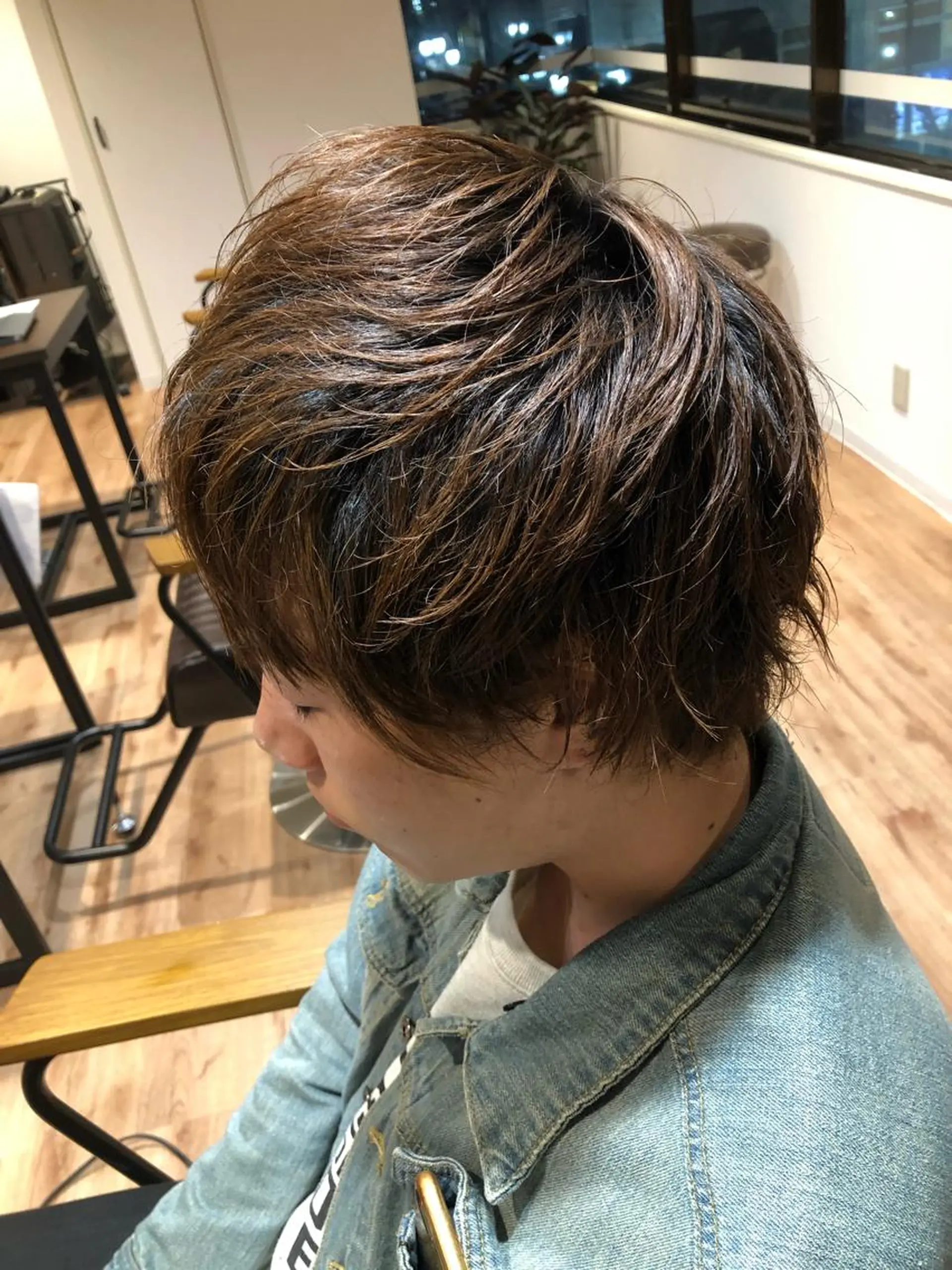 メンズ メンズウルフカット ウルフカット Live店長 yumenaのヘアスタイル