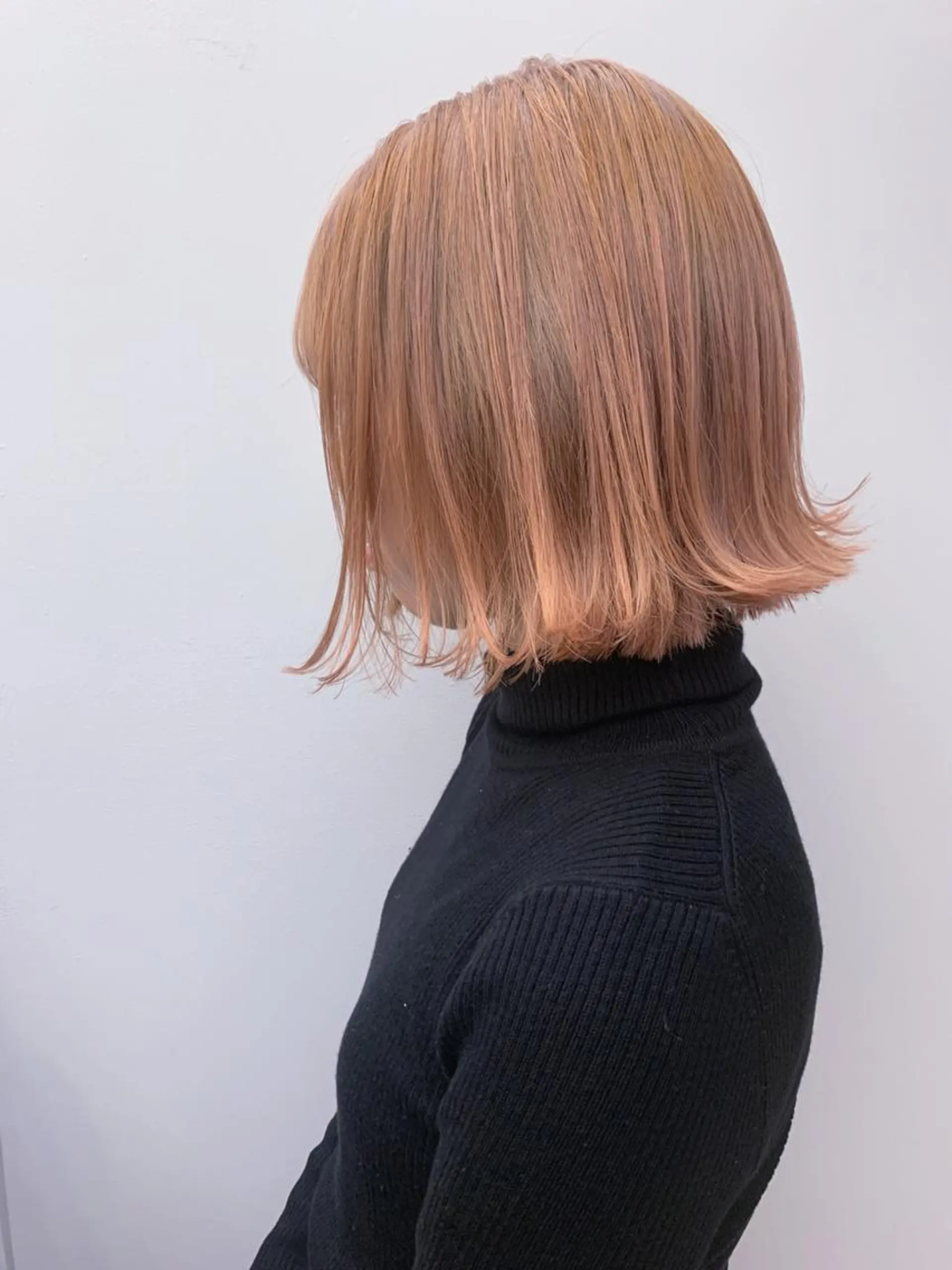 セミロング カラー パーマ アディクシーカラー ケアカラー 髪質改善 トリートメント ストレートパーマ カット ヘアカラー トリートメント 【ヘアケア特化型】 newi天王寺のヘアスタイル