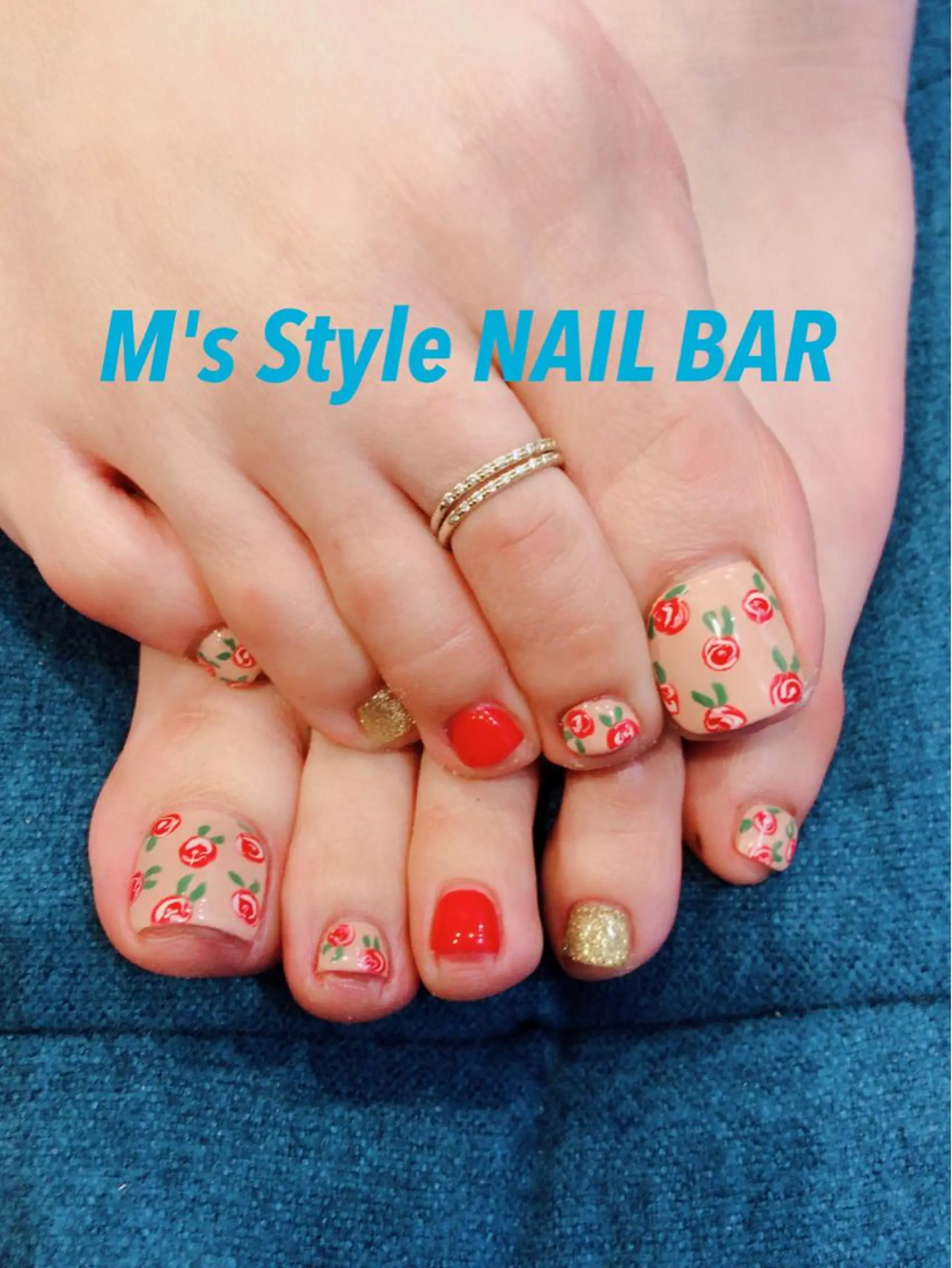 ネイル フットネイル M's Style NAIL BARのネイルデザイン
