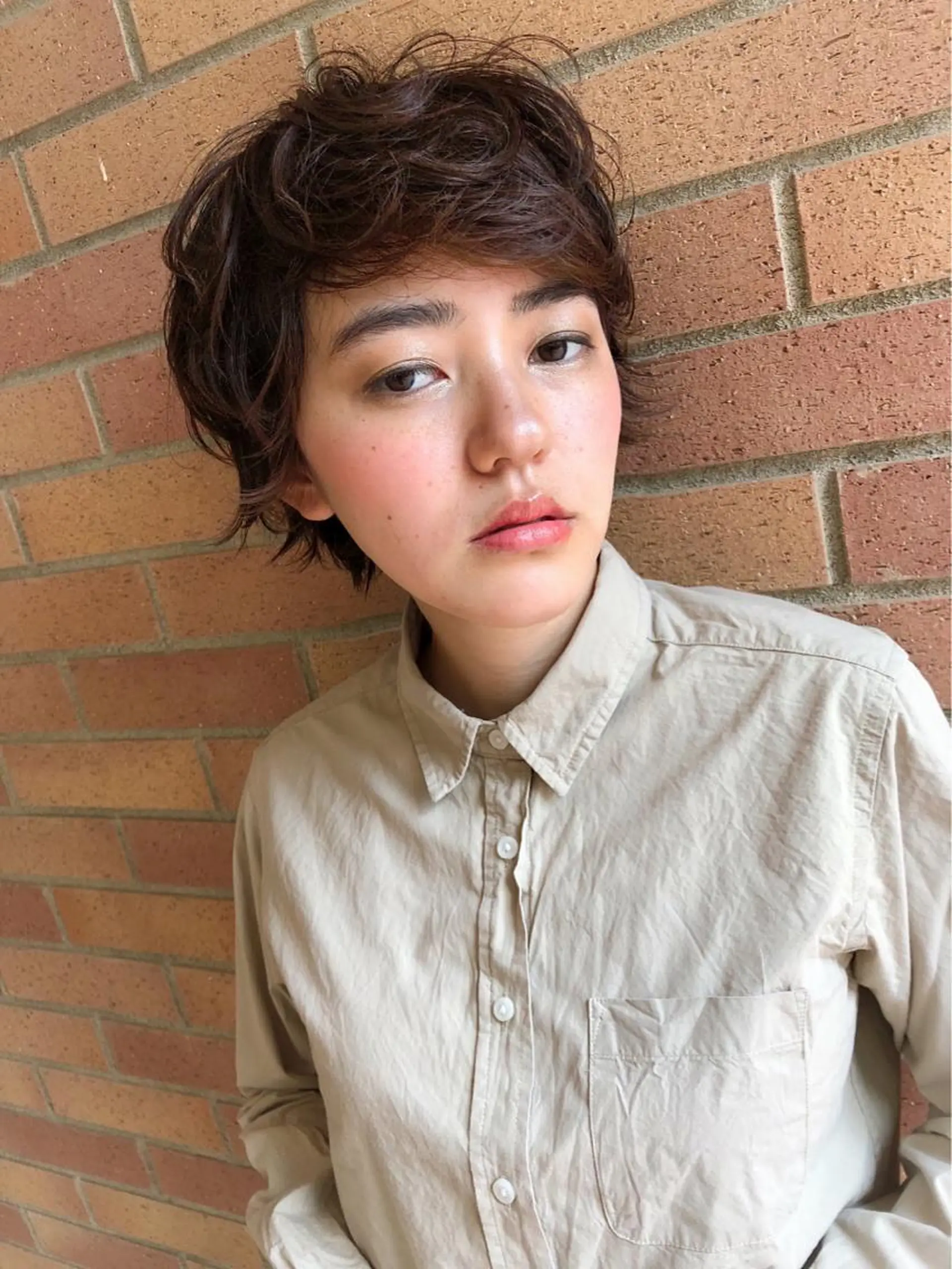 ショート カラー パーマ HEADS ex市川 ママ美容師ARISAのヘアスタイル