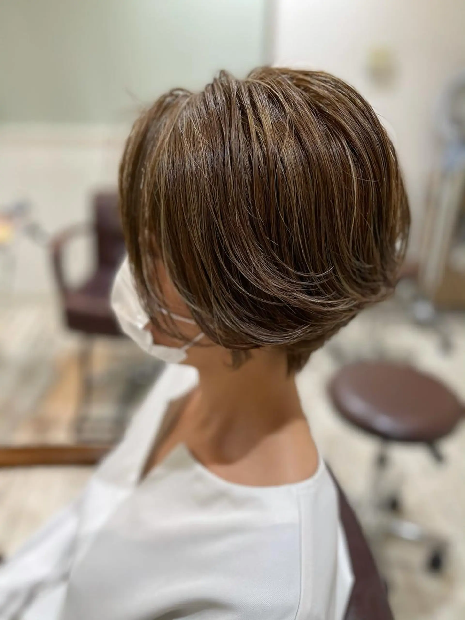 ショート カラー ヘアカラー トリートメント 柴田泰秀sotti. 髪質改善/ブリーチのヘアスタイル