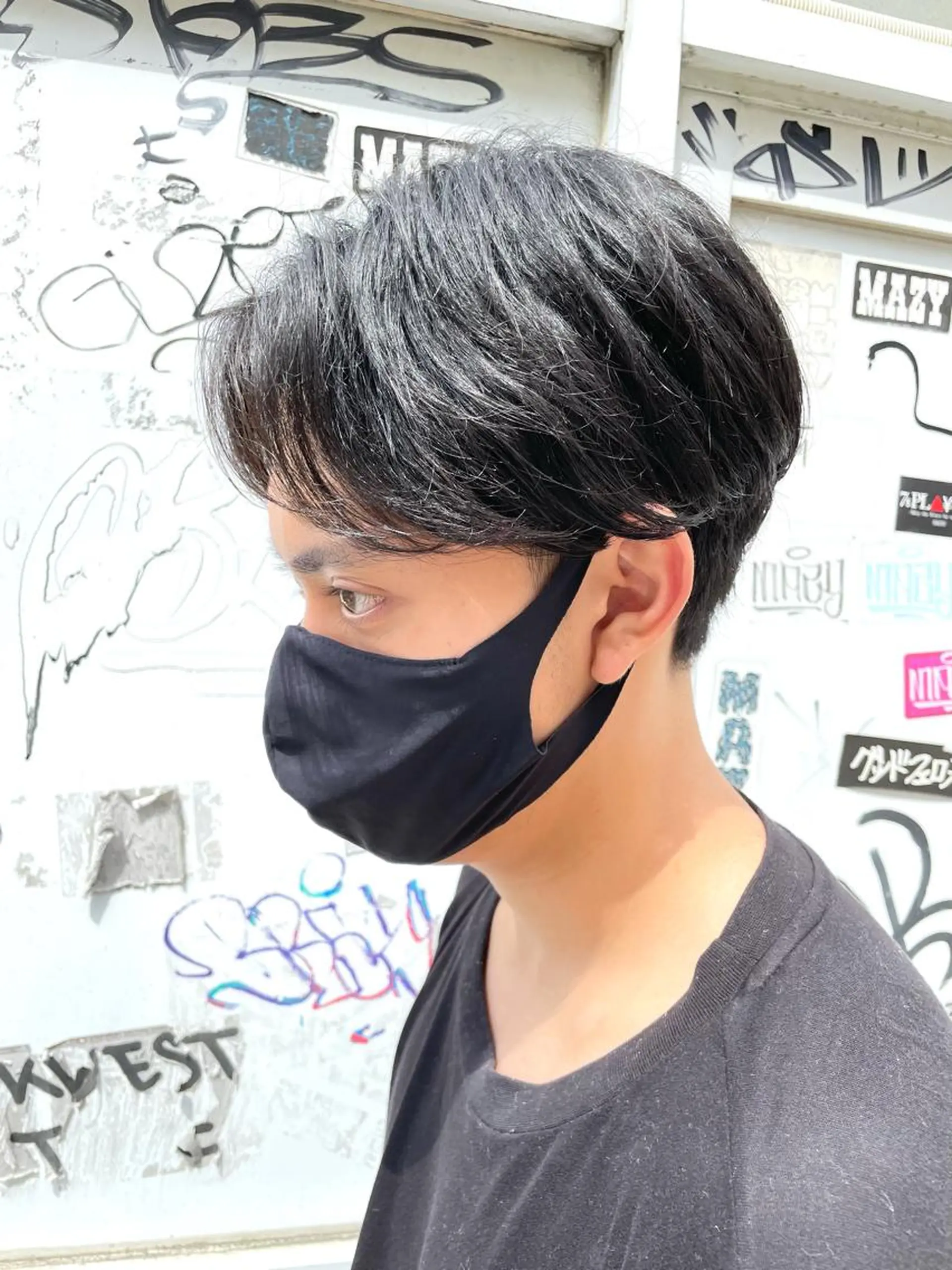 ショート メンズ センターパート 【東北メンズヘア1 位受賞🥇】本間祐太のヘアスタイル