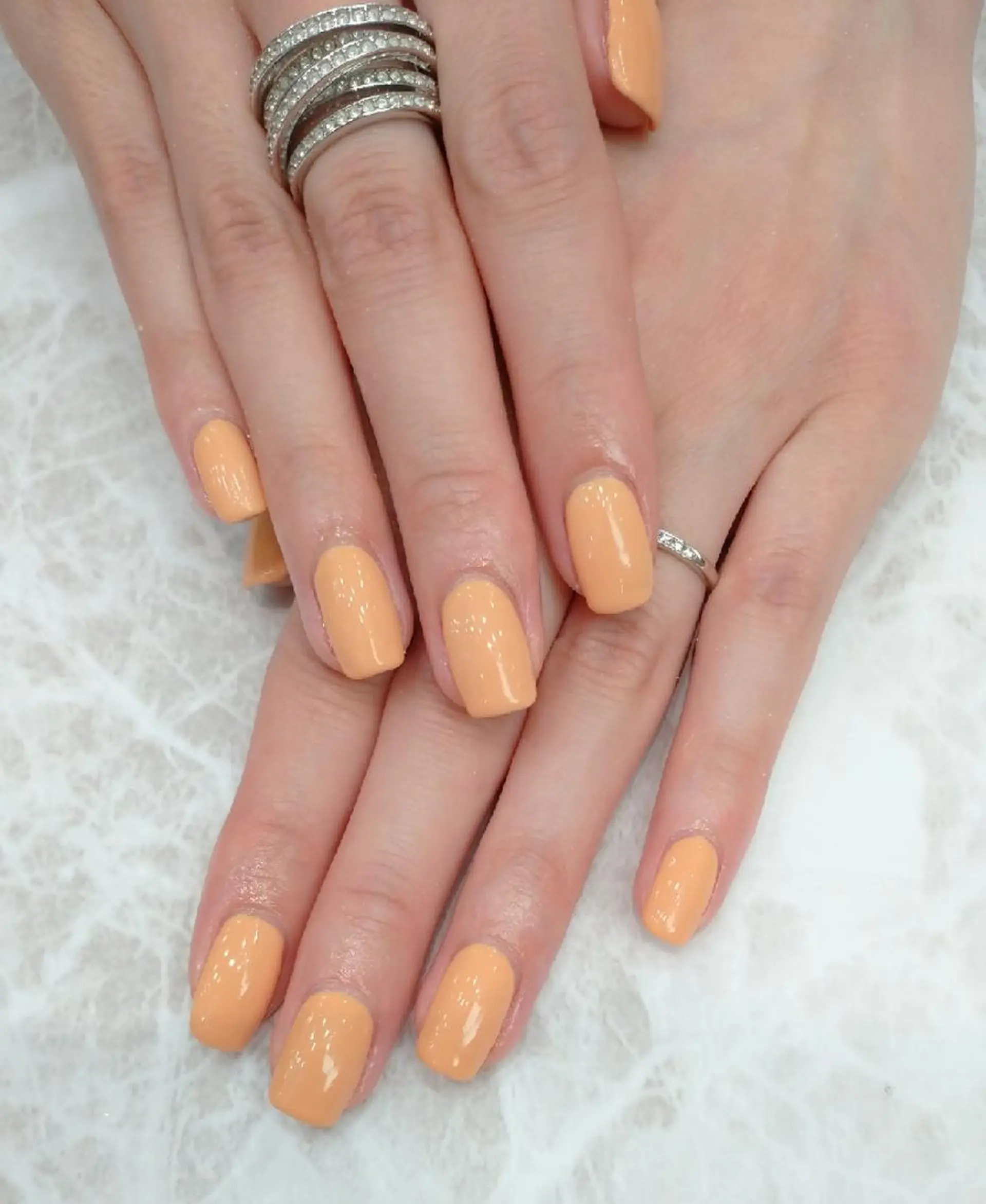 ネイル ジェルネイル オフィスネイル ワンカラーネイル パラジェル シンプルネイル 會田 瑠衣のネイルデザイン