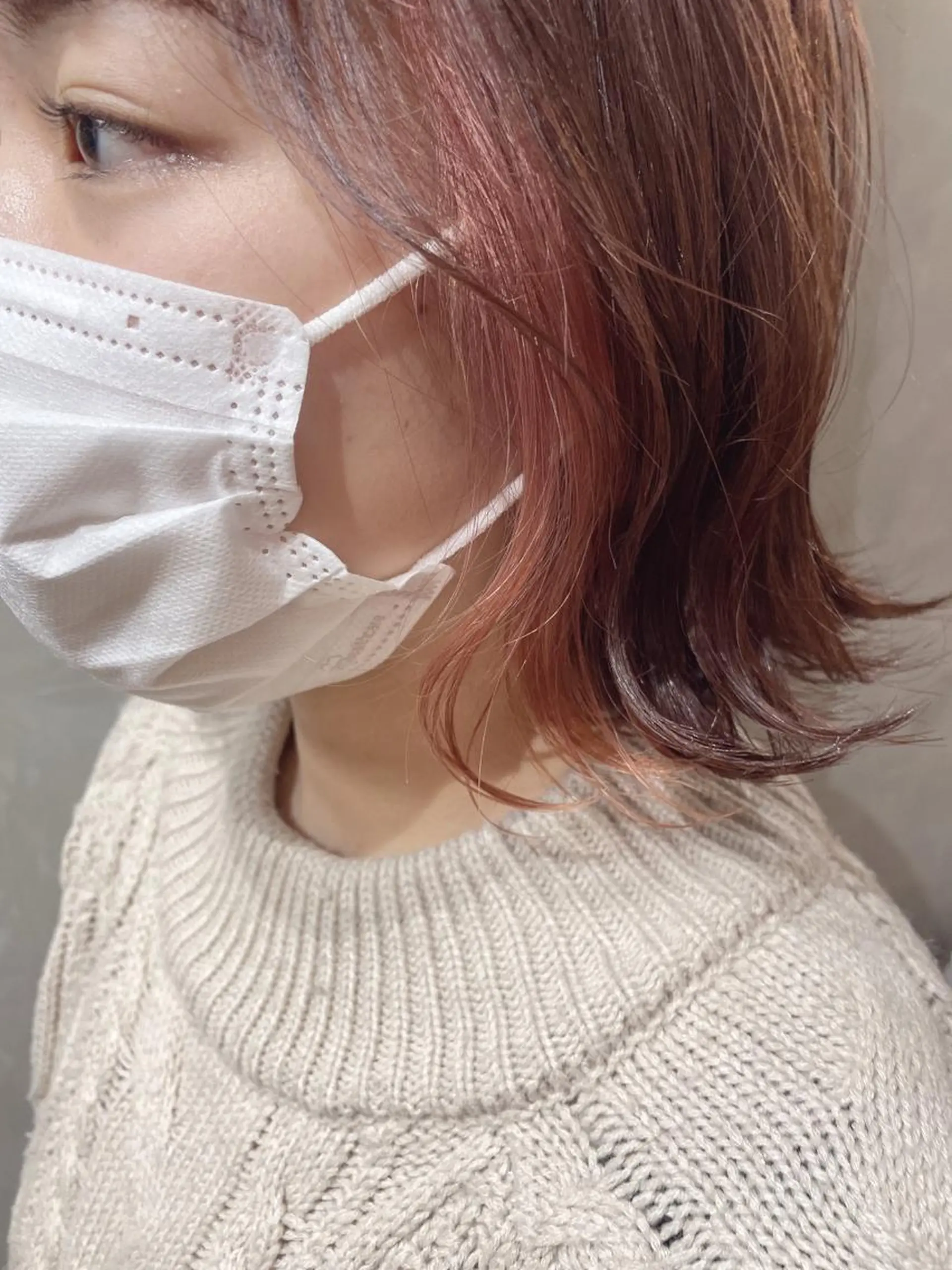 ショート カラー 梅田美容室 山崎海波のヘアスタイル