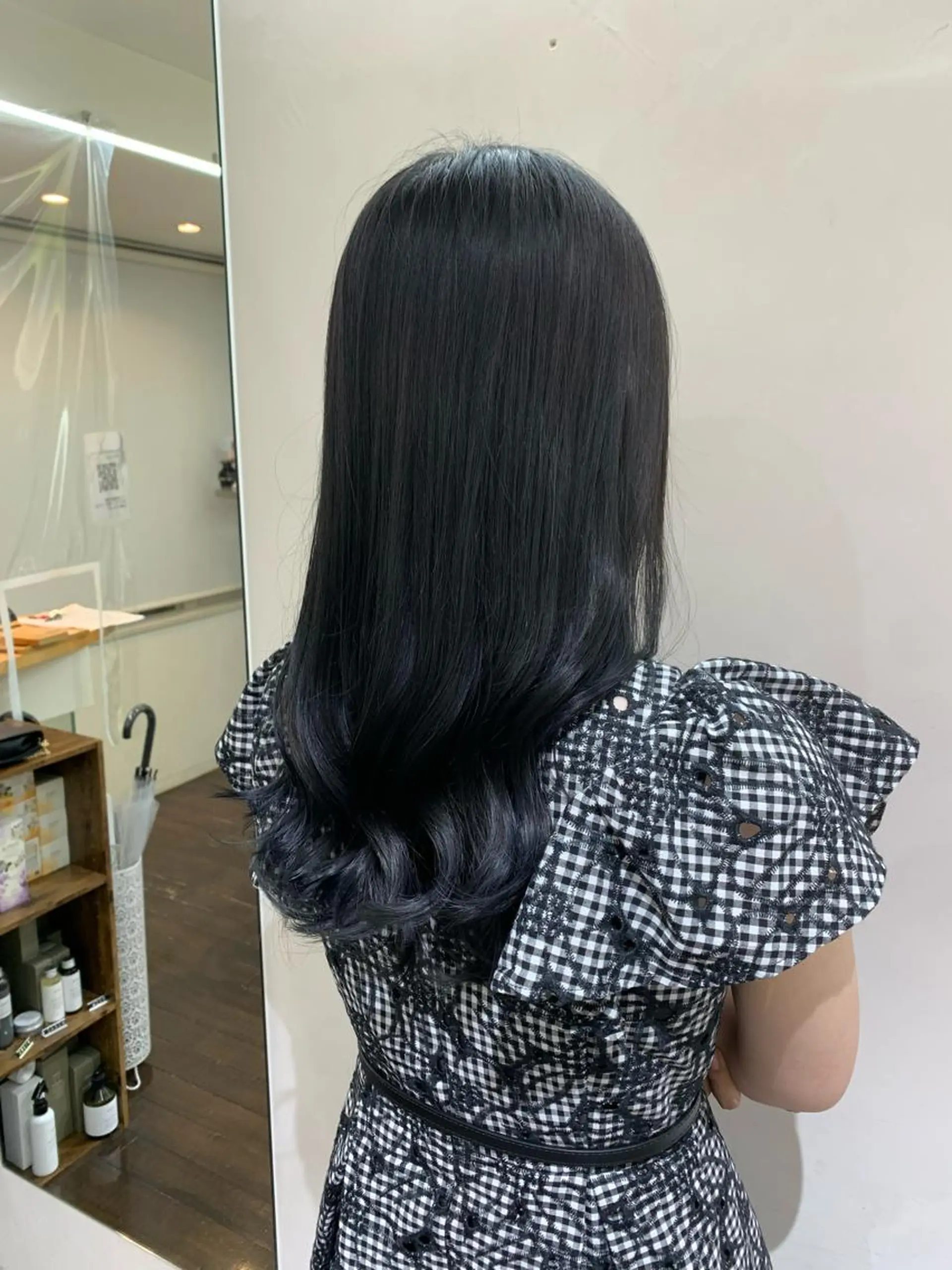 セミロング カラー デジタルパーマ🫧 韓国風ヘア🫧サクラのヘアスタイル