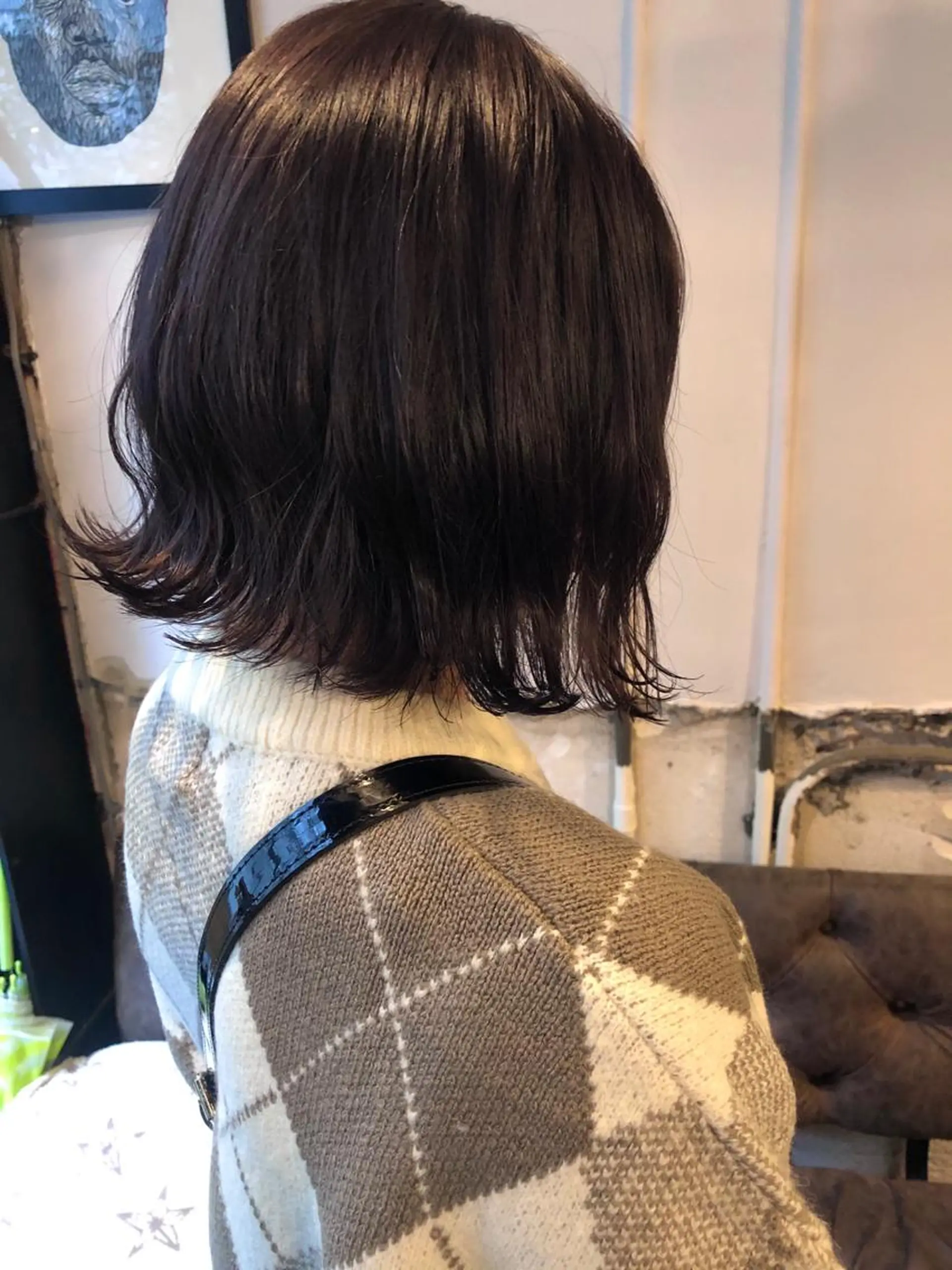 ミディアム ヘアカラー トリートメント ✨色持ちの良い艶 カラー✨蟹江真世のヘアスタイル