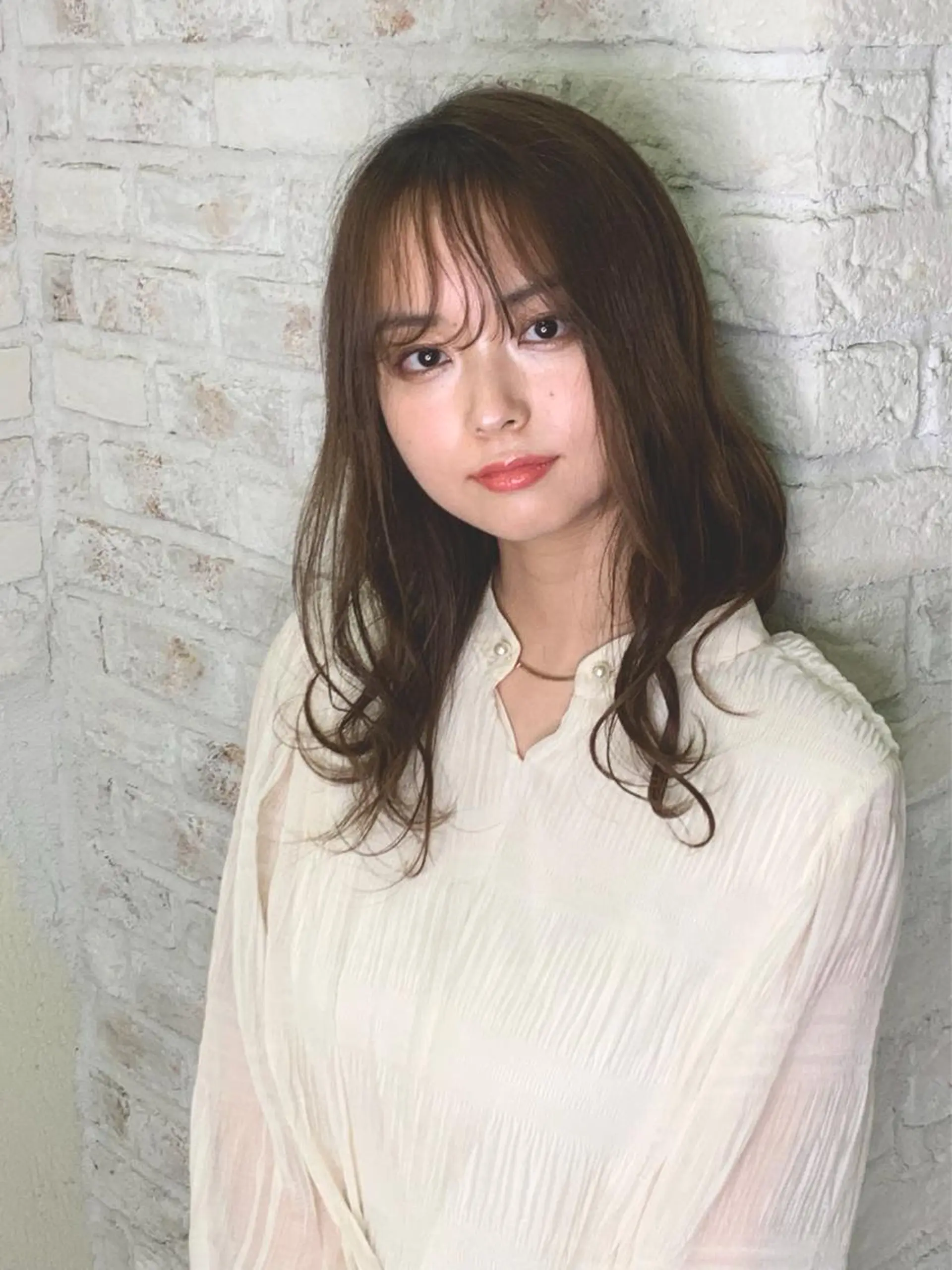 ミディアム カラー 谷 英幸のヘアスタイル