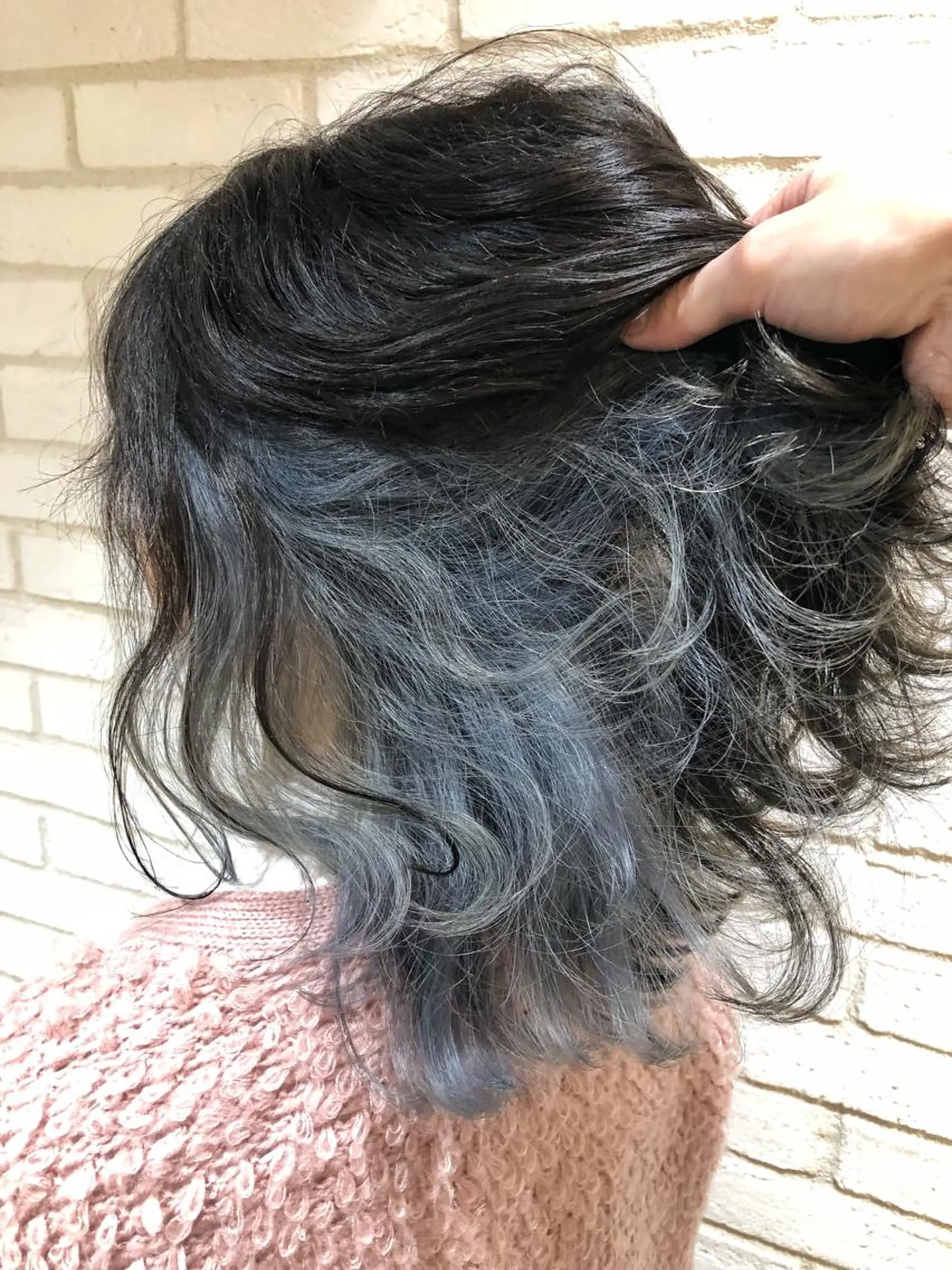 ミディアム カラー パーマ ヘアアレンジ メンズ キッズ ネイル マツエク・マツパ メンズインナーカラー インナーカラー EMANON新宿西口所属・新宿/髪質改善/ 美髪矯正✨浅江通友のヘアスタイル