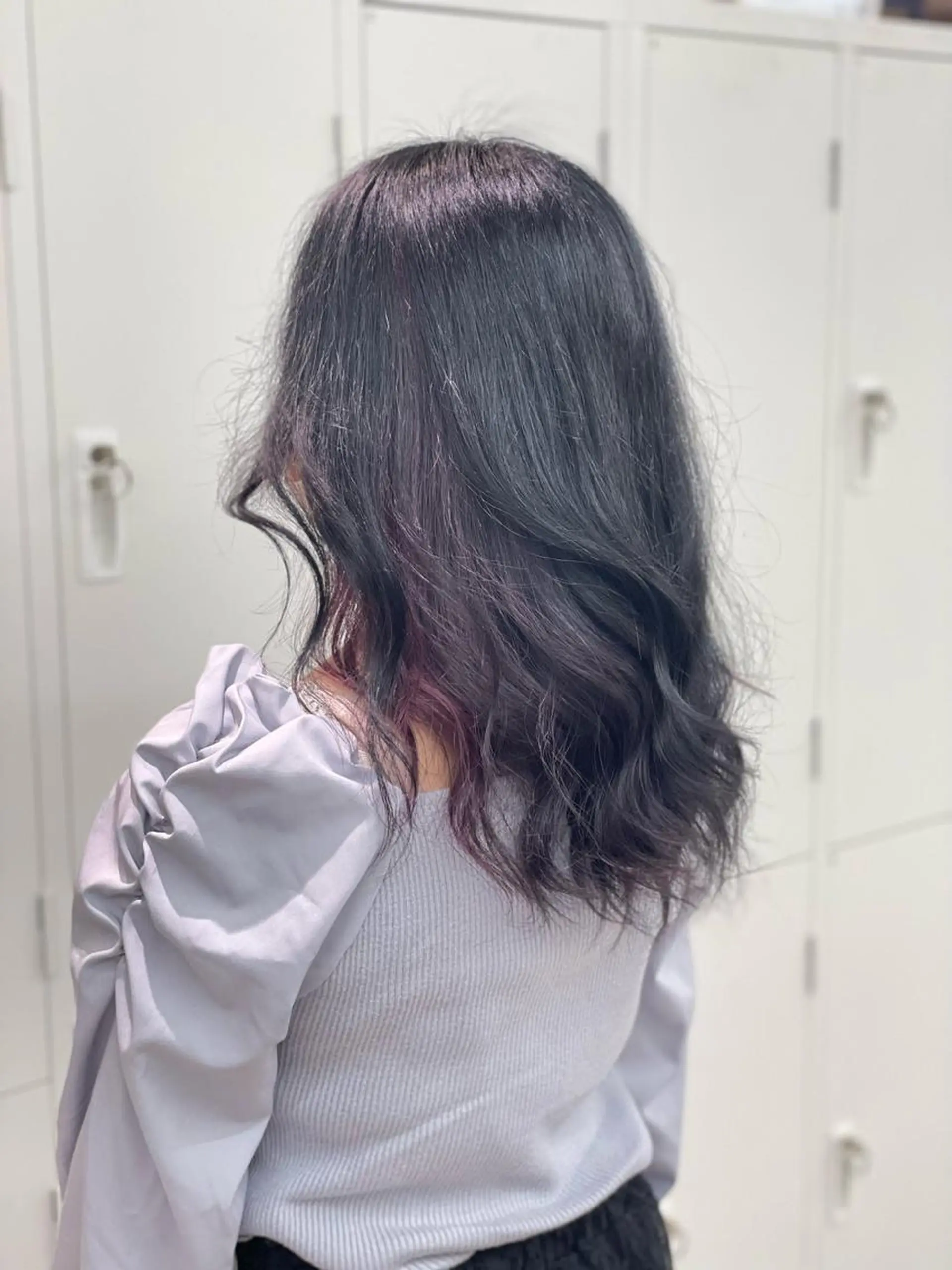 セミロング カラー ショーヤ/ブリーチ /エクステのヘアスタイル