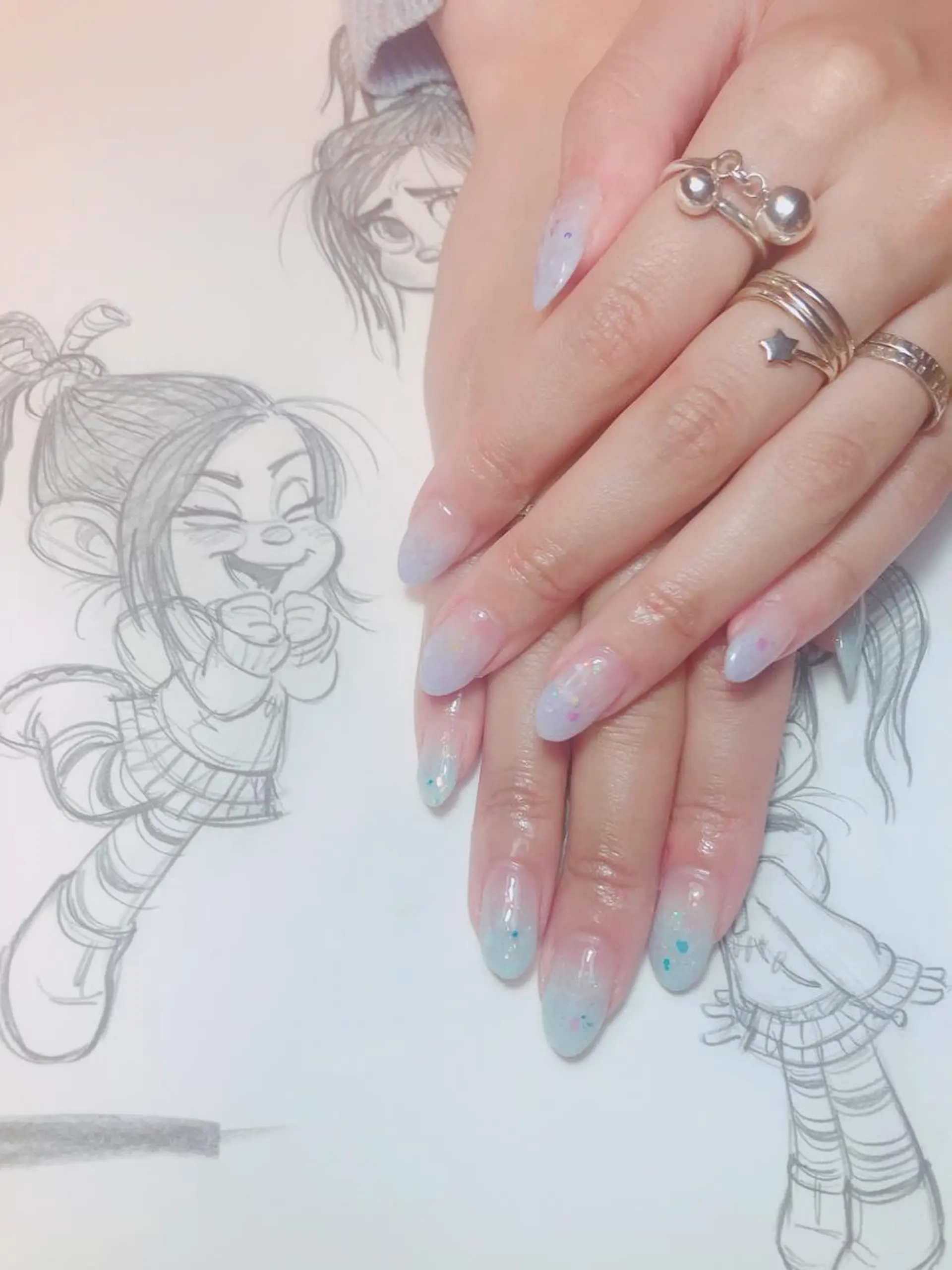 ネイル グラデーション owlnail /持込みデザイン専門のネイルデザイン