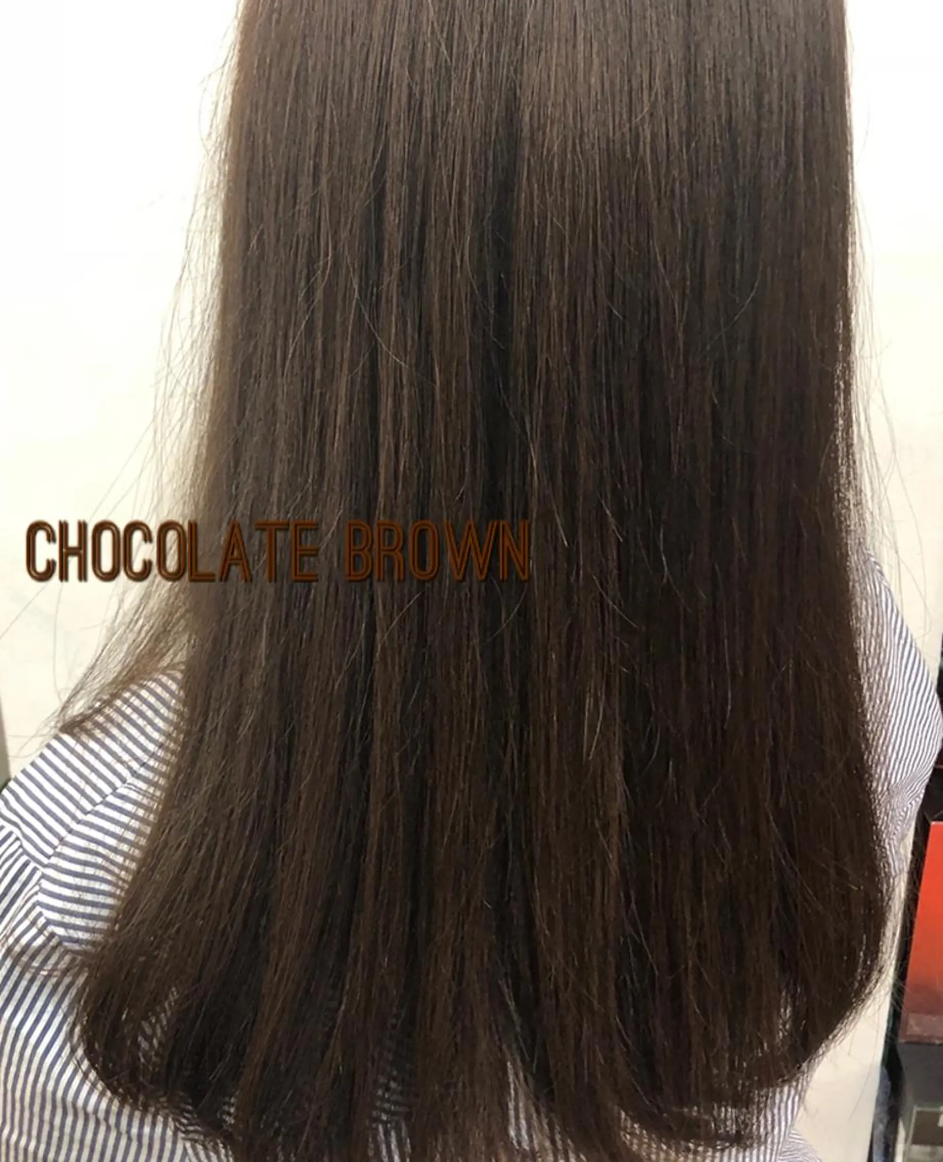 ロング カラー ブラウンカラー ショコラブラウン 透明感カラー 【韓国ヘア×透明感 カラー】笹谷 莉未のヘアスタイル