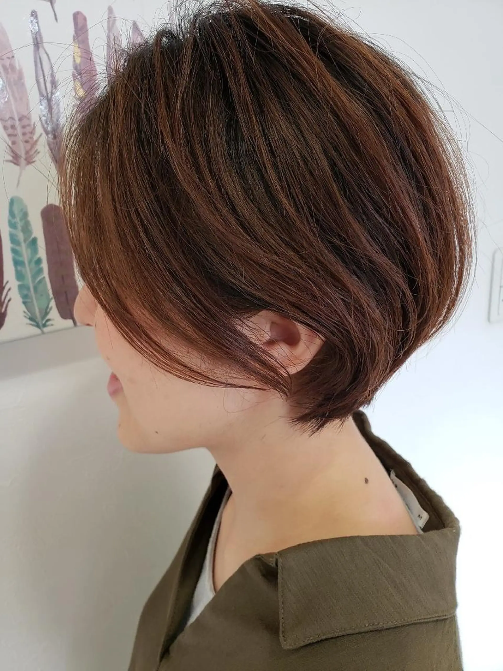 ショート 清水 沙織のヘアスタイル