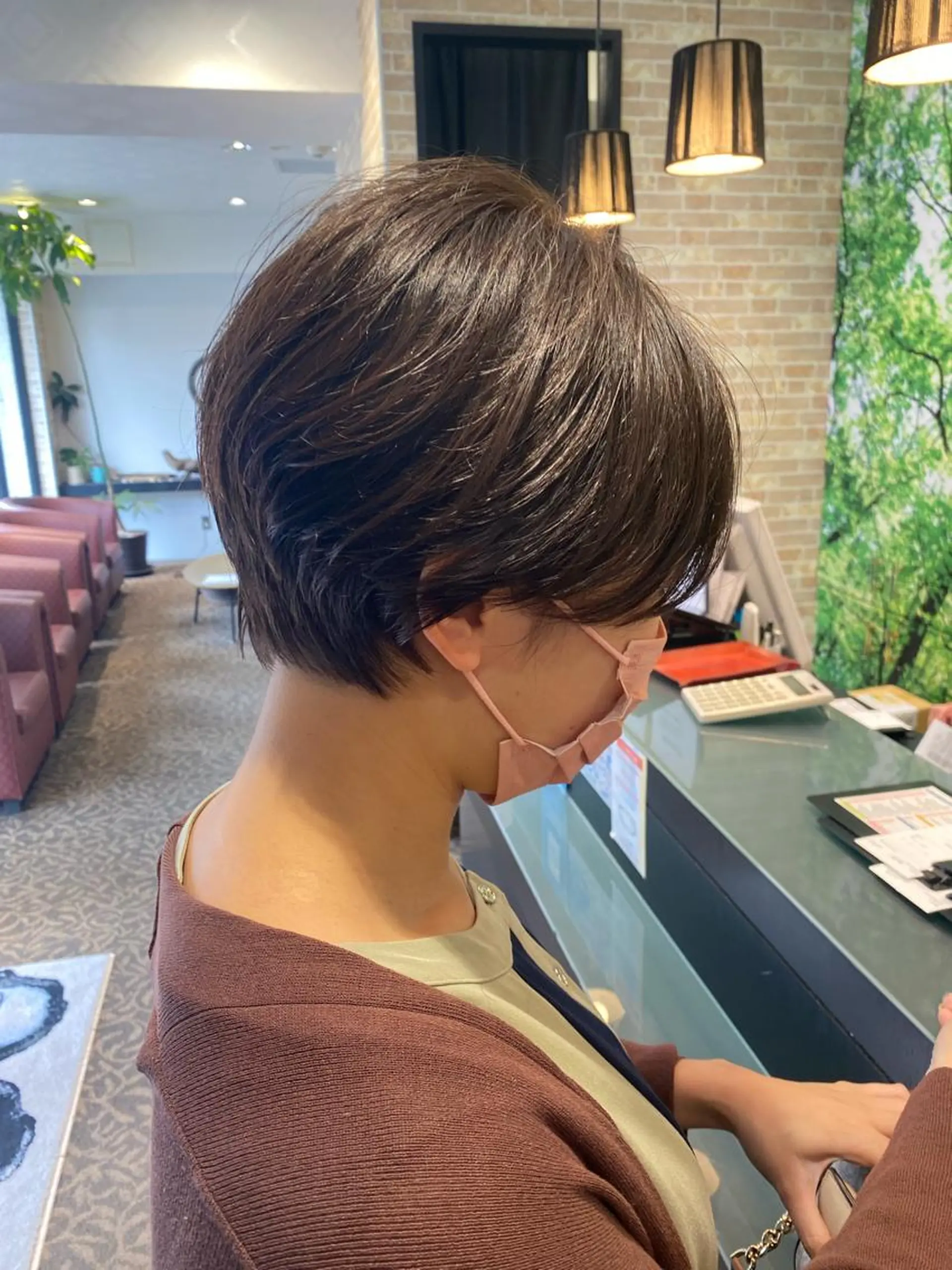 ショート カラー くびれヘア ショートヘア 銀座　髪質改善 ハシモトリュウタのヘアスタイル