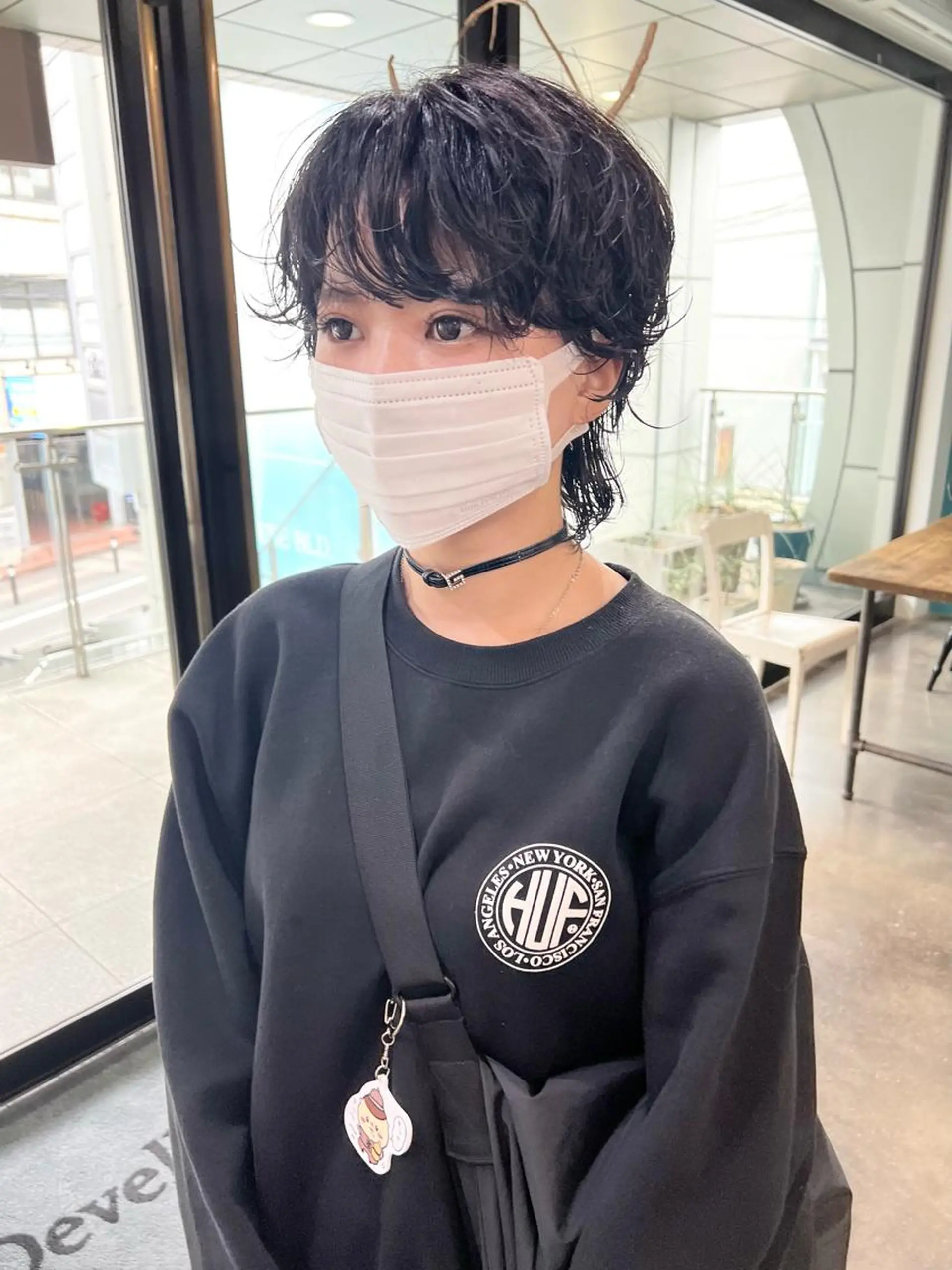 ショート パーマ ショートヘア ウルフカット カット パーマ 千葉 郁也のヘアスタイル