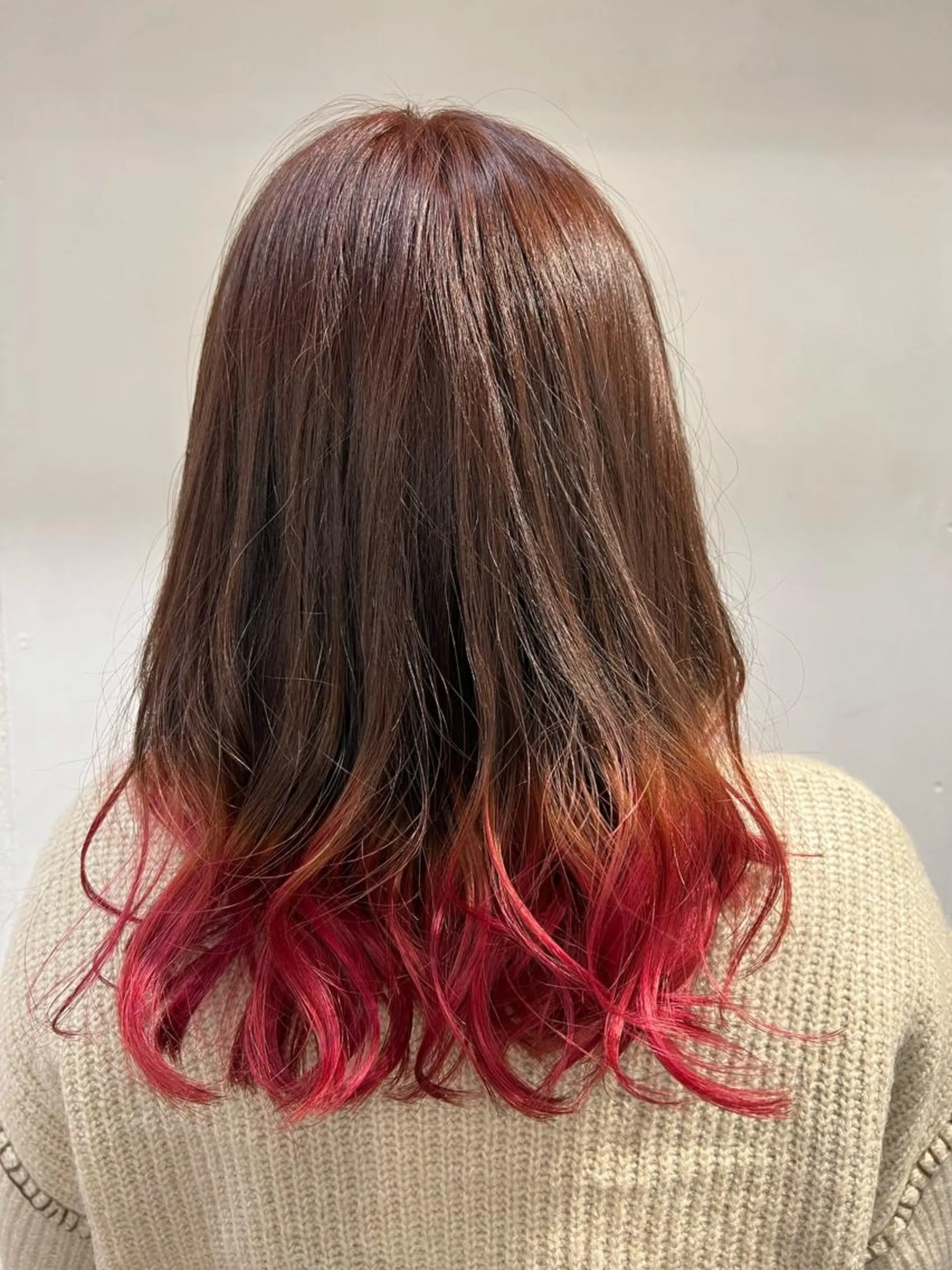 セミロング 山梨 慶斗のヘアスタイル