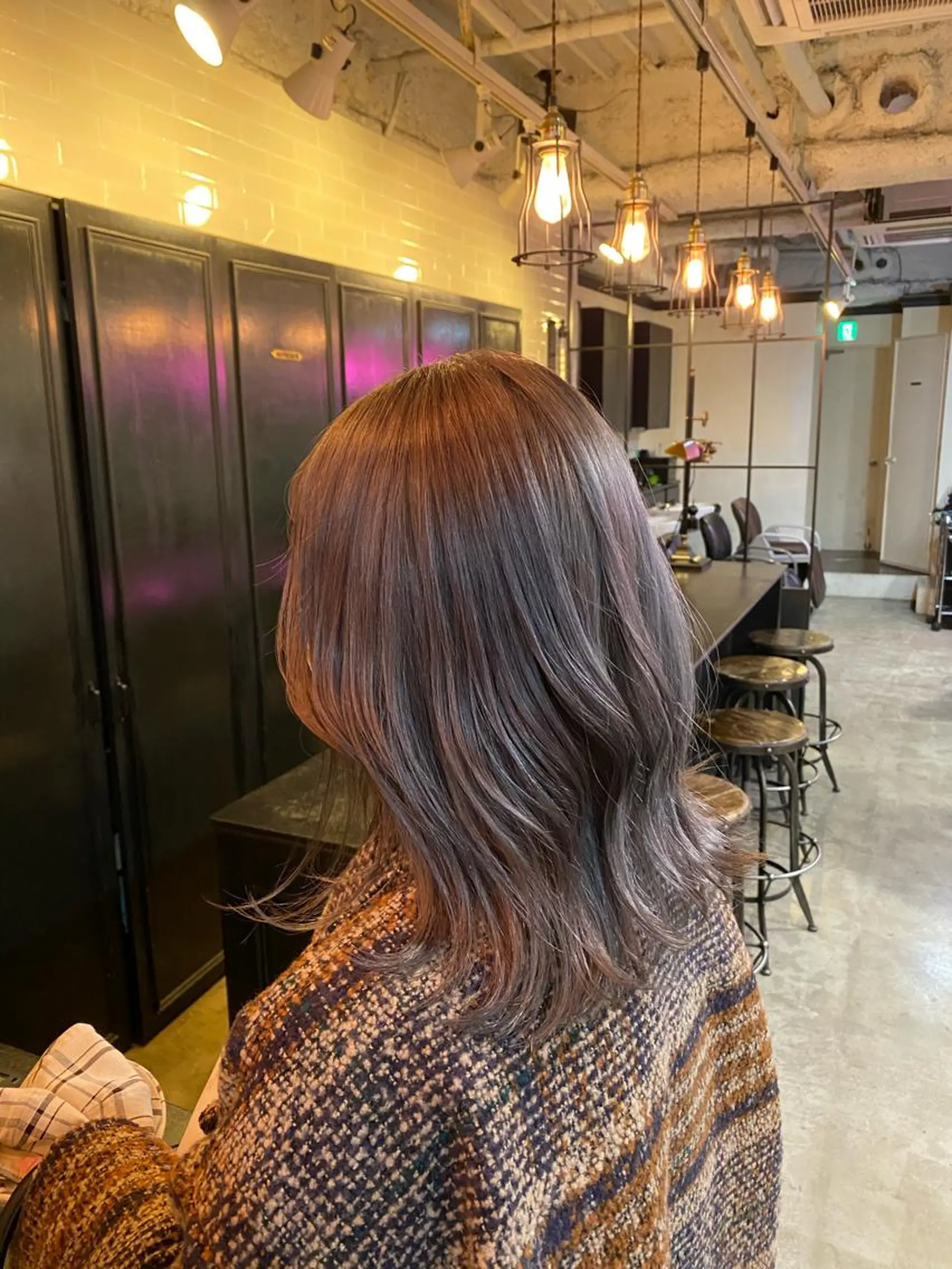 ミディアム カラー カット ヘアカラー ✴︎赤み除去カラー daichi✴︎のヘアスタイル