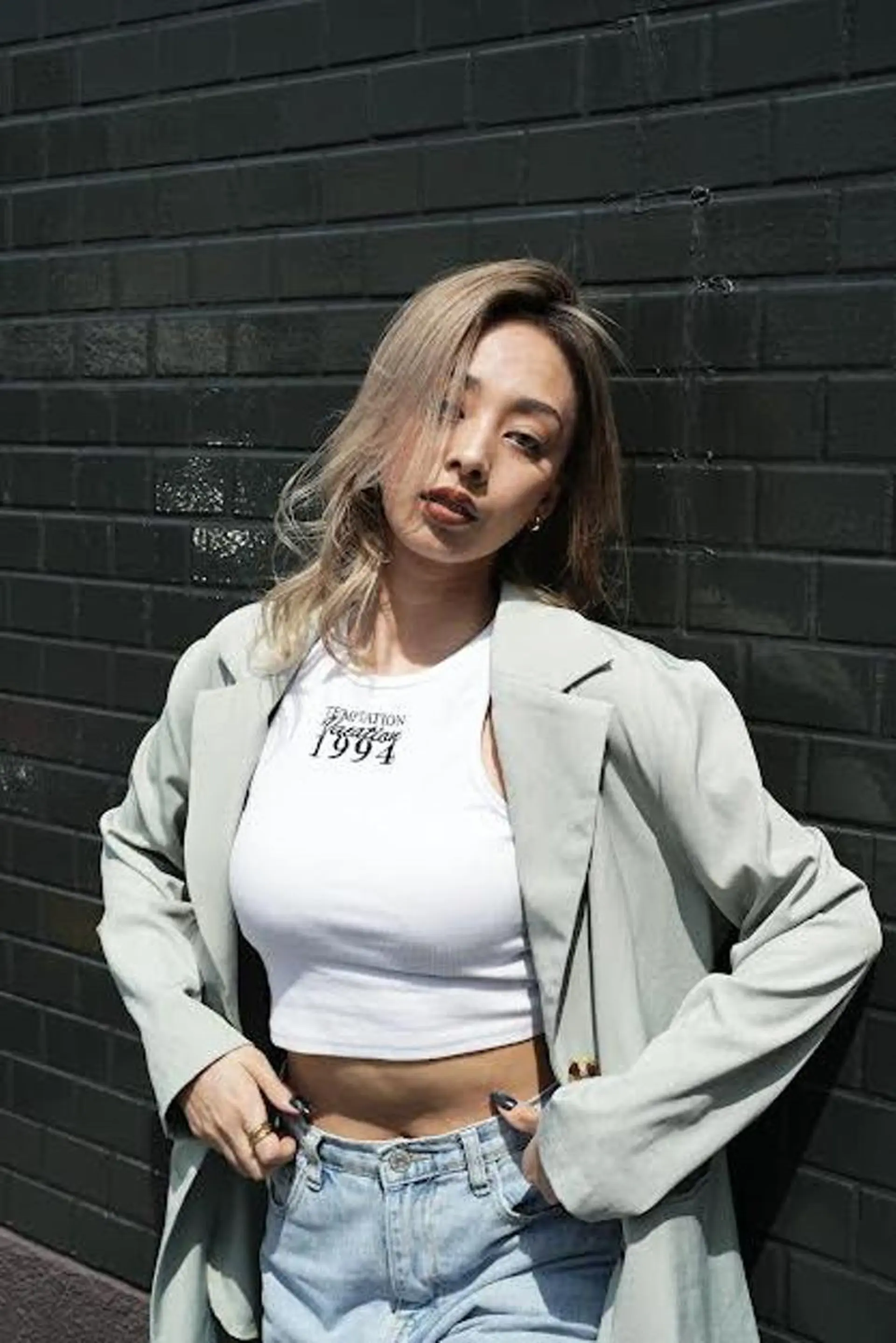 セミロング カラー 上野湧太 髪質改善/艶カラーのヘアスタイル