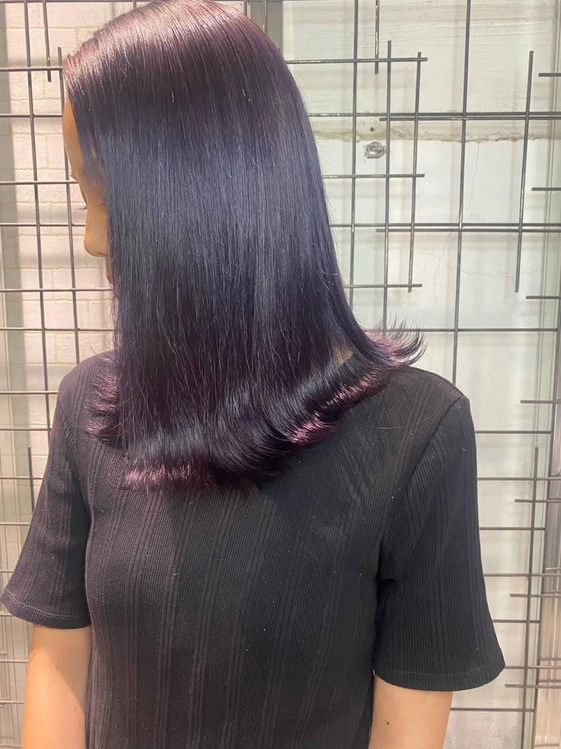 カラー ラベンダーカラー AYANE 韓国ヘア /レイヤーカットのヘアスタイル