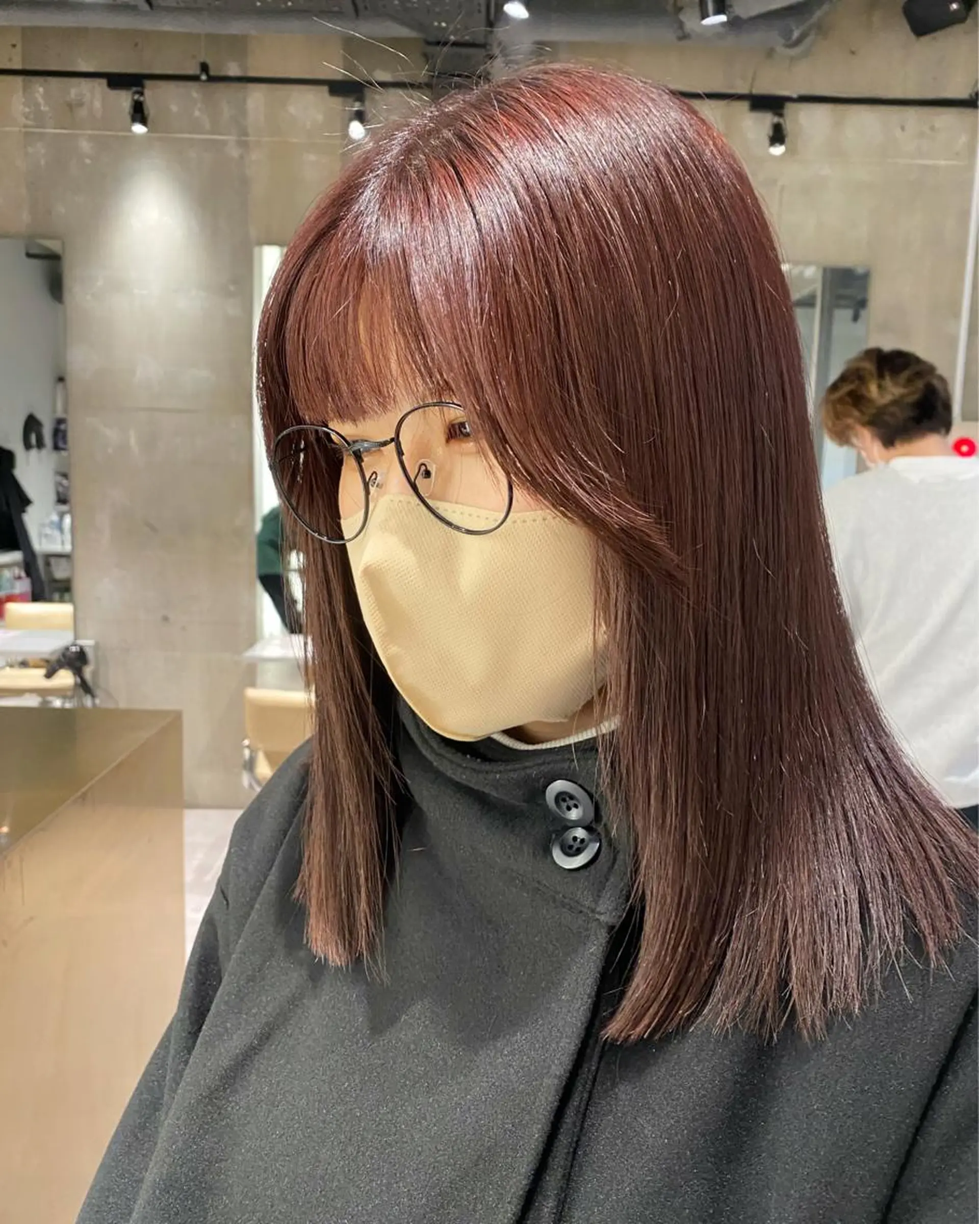 セミロング ヘアカラー mina🪐立川駅/ 無料ショートカットのヘアスタイル