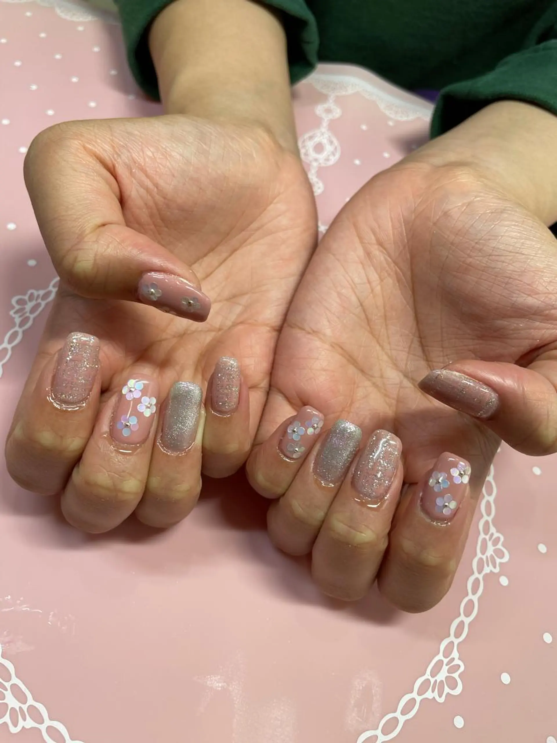 ミディアム ネイル 《LB》ラブリエ Nail&eyeのマツエク・マツパデザイン