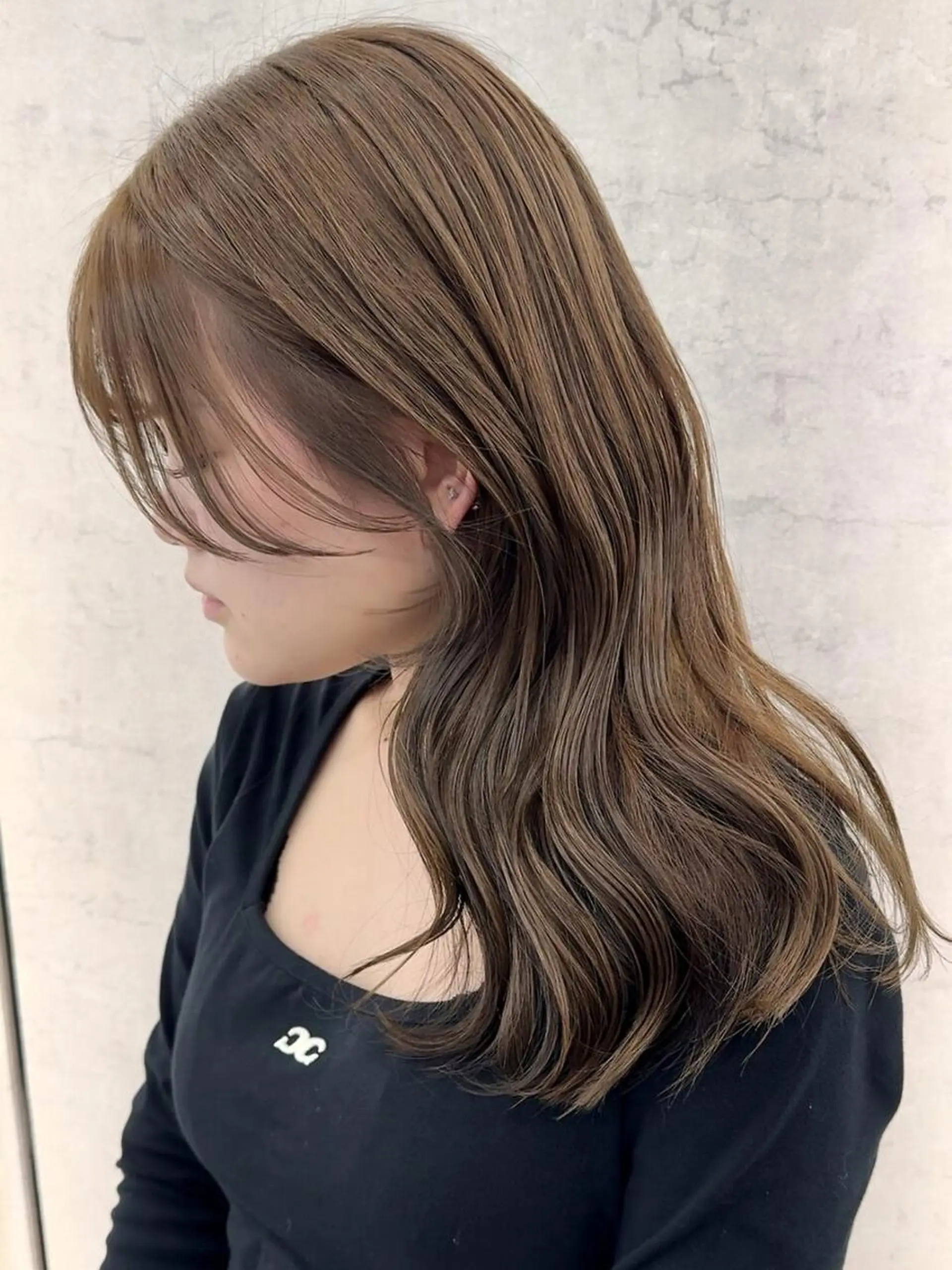 カラー ロング カット ヘアセット Lond oneのヘアスタイル