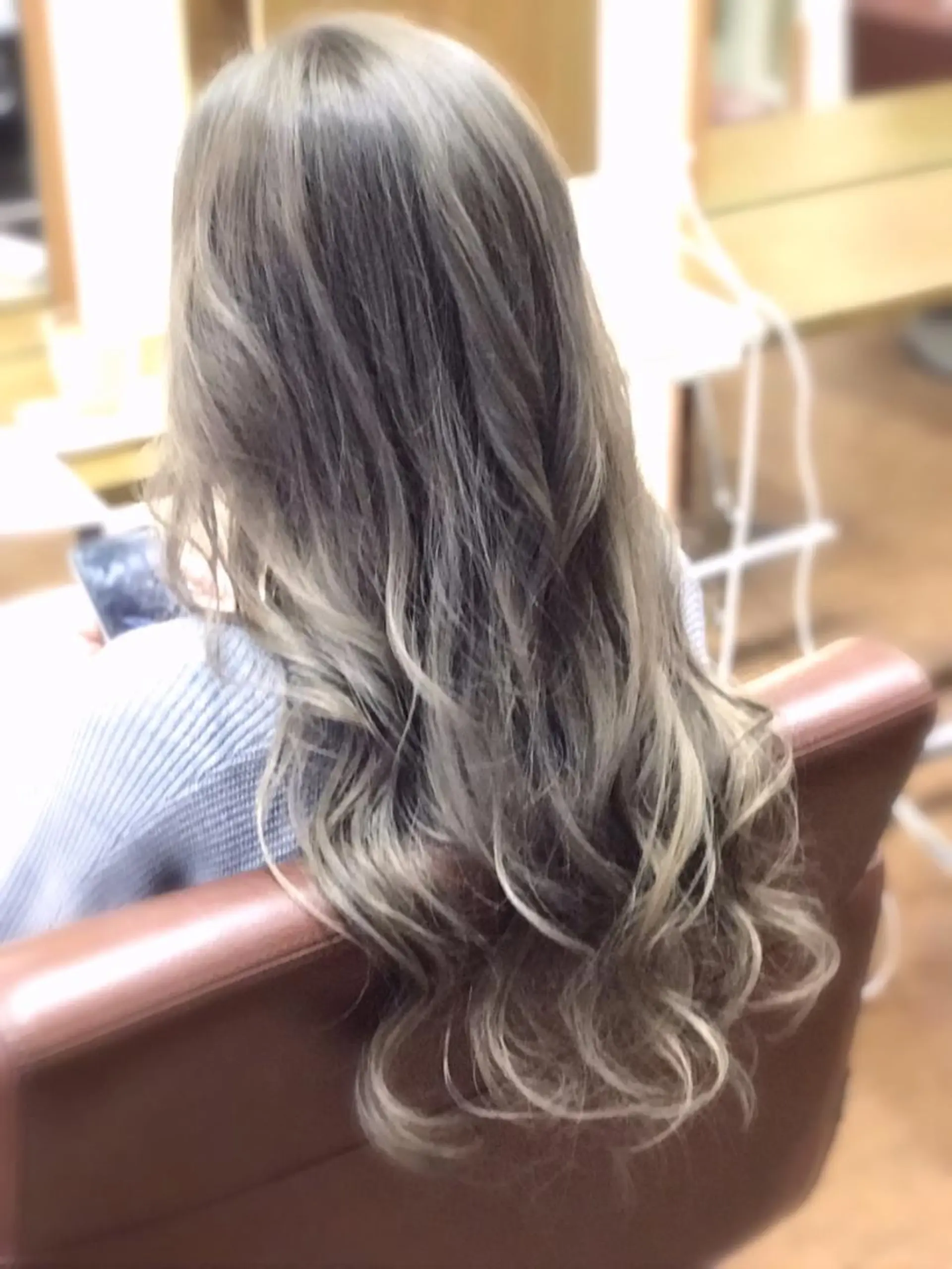 ロング ヘアカラー トリートメント HAIR BRAND Link トアロードのヘアスタイル