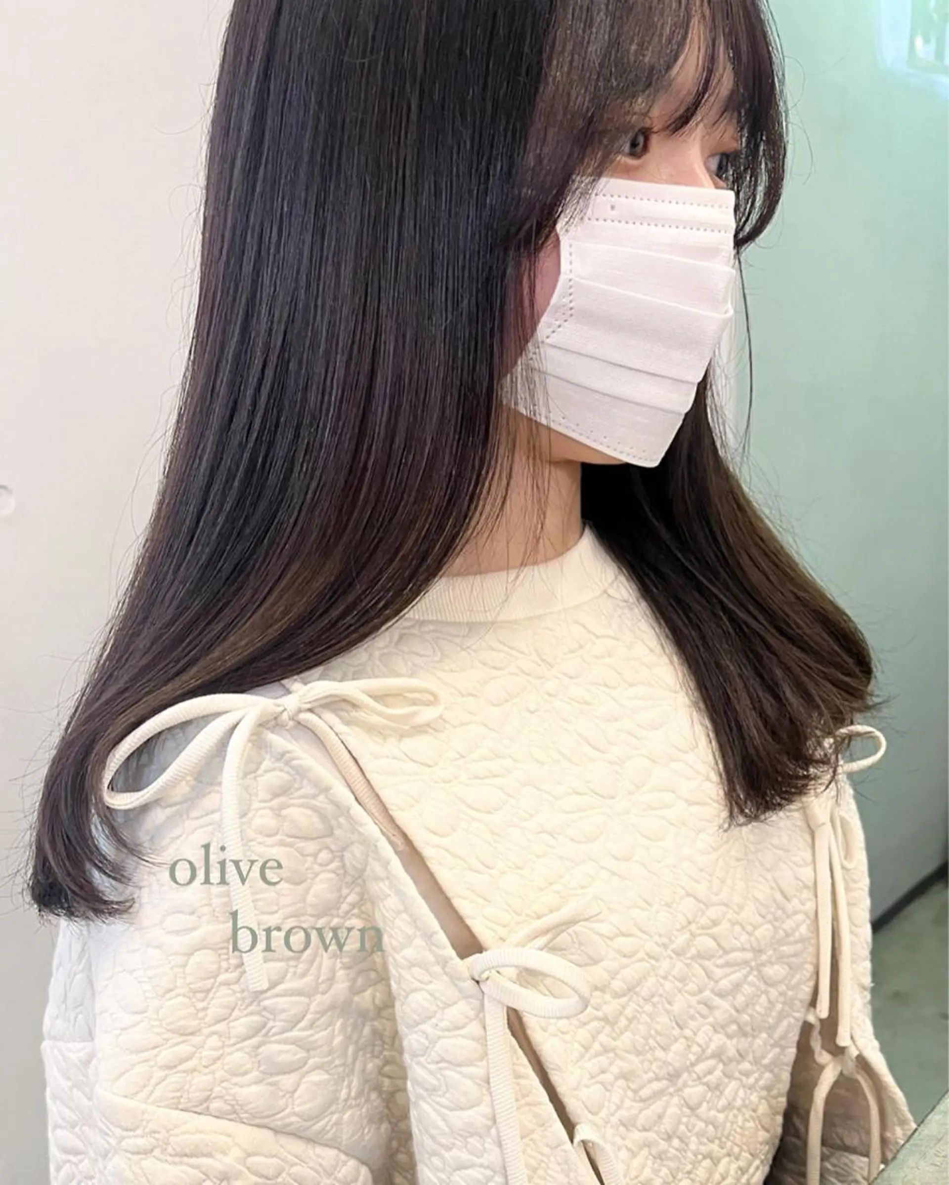 ロング カラー カット ヘアカラー トリートメント mizuho🐈‍⬛ 艶髪￤ダークトーンのヘアスタイル