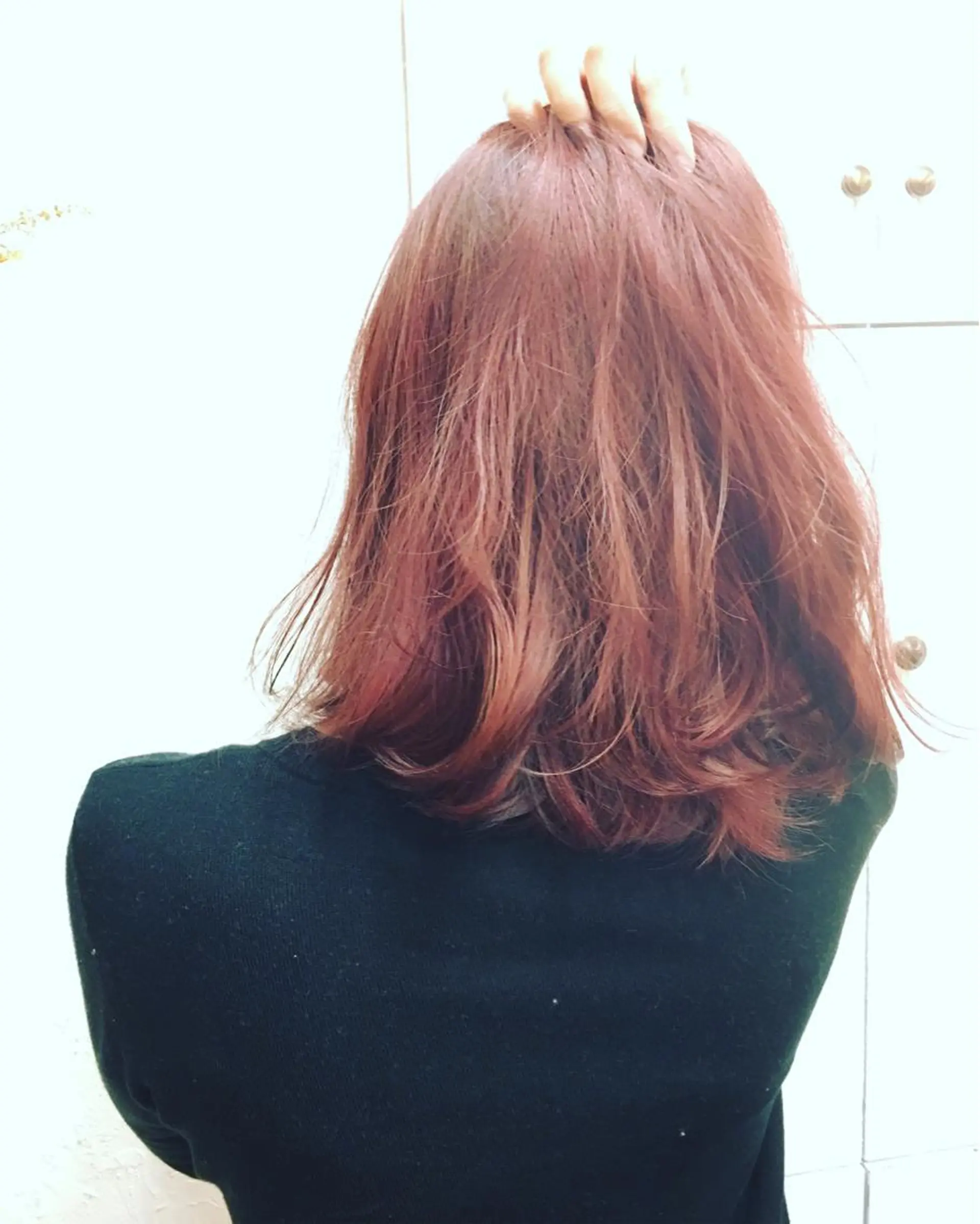 ミディアム カラー 林 梓のヘアスタイル