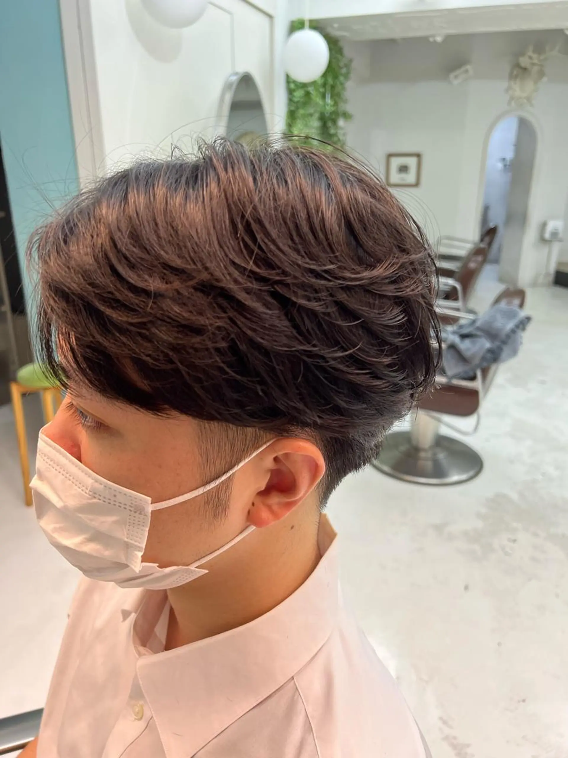 メンズ メンズパーマ カット パーマ 野崎 海翔のヘアスタイル