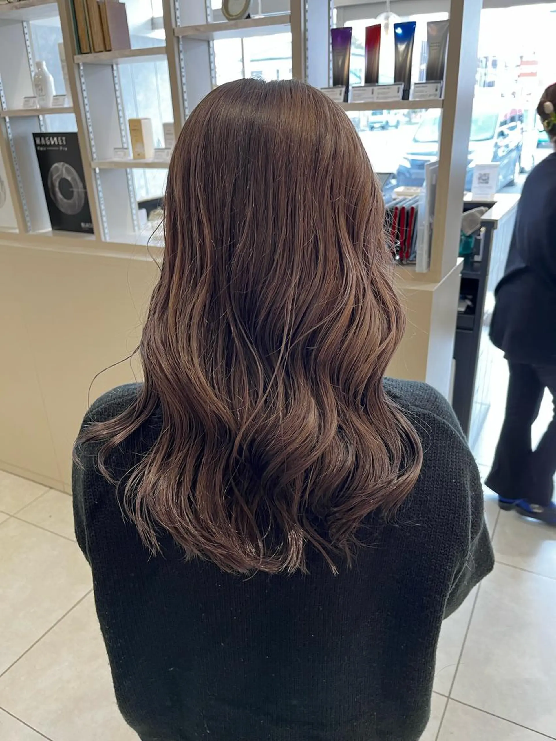 ロング カラー 吹田 駿 髪質改善縮毛矯正のヘアスタイル