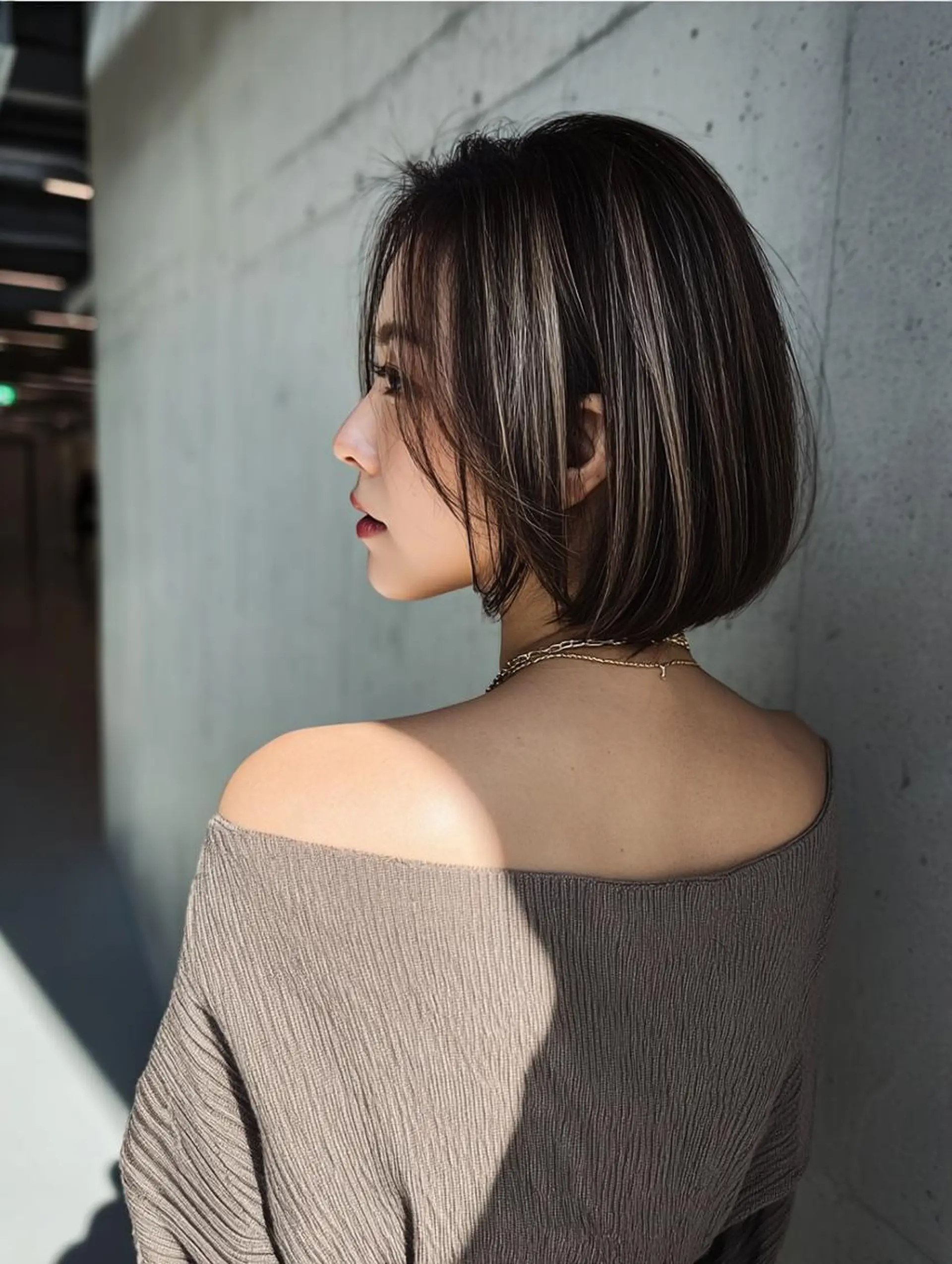 ショート ボブ ハイライト カット ヘアカラー トリートメント ブリーチお任せ🫧 tokute高円寺のヘアスタイル