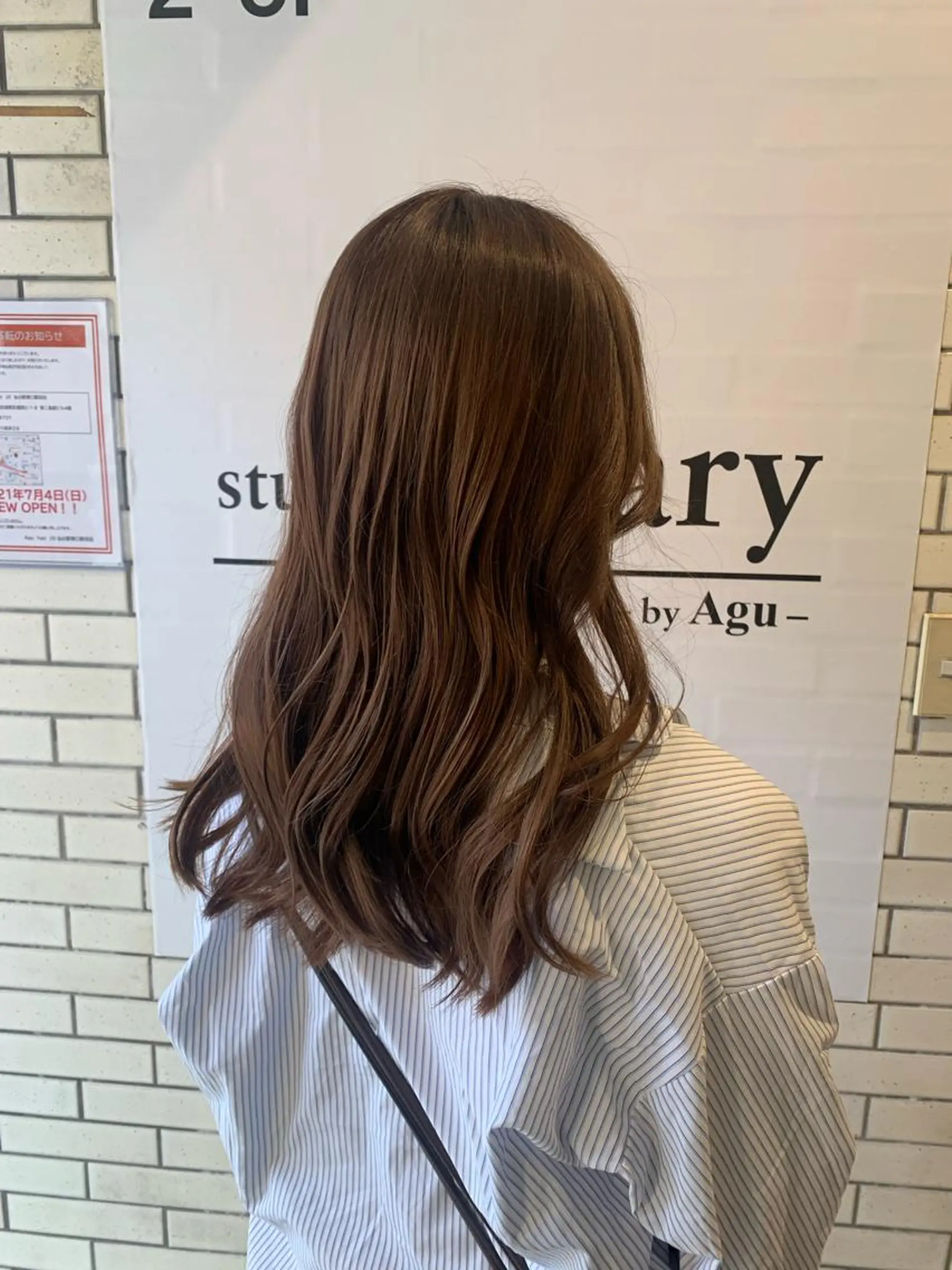 ロング 大橋 心のヘアスタイル