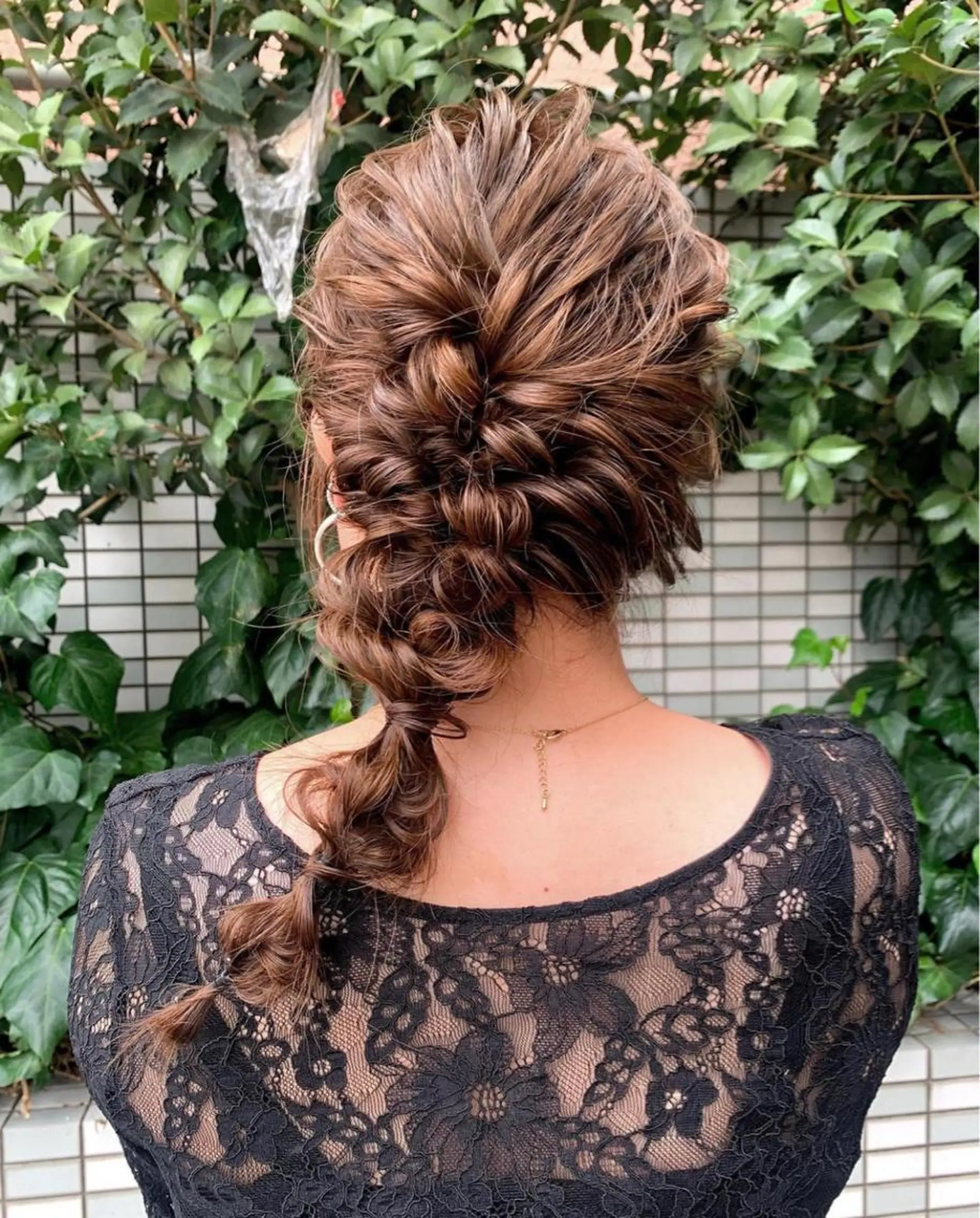 ミディアム ヘアアレンジ ヘアセット カワシマ セイカのヘアスタイル