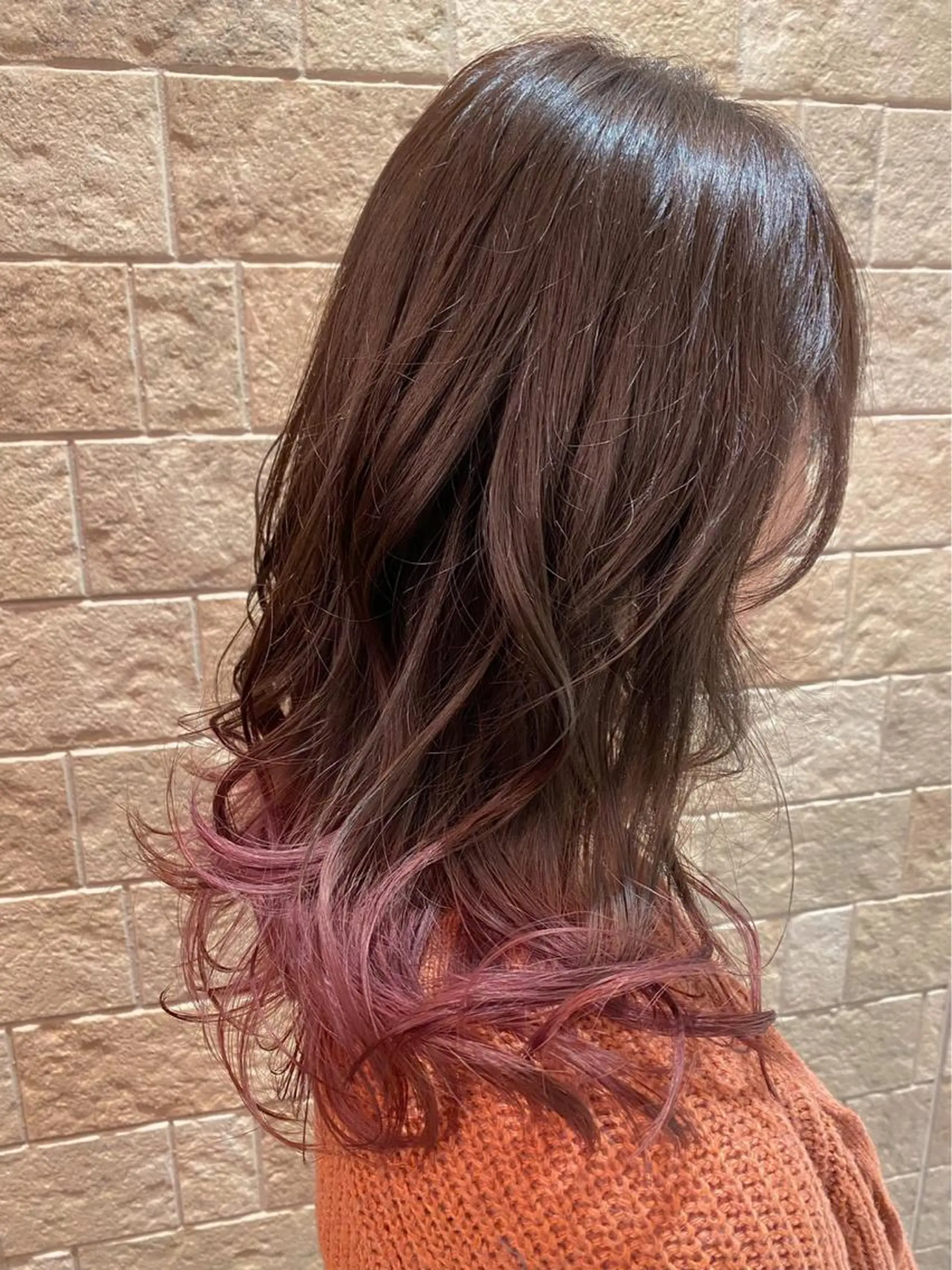 セミロング 中谷 明日香のヘアスタイル