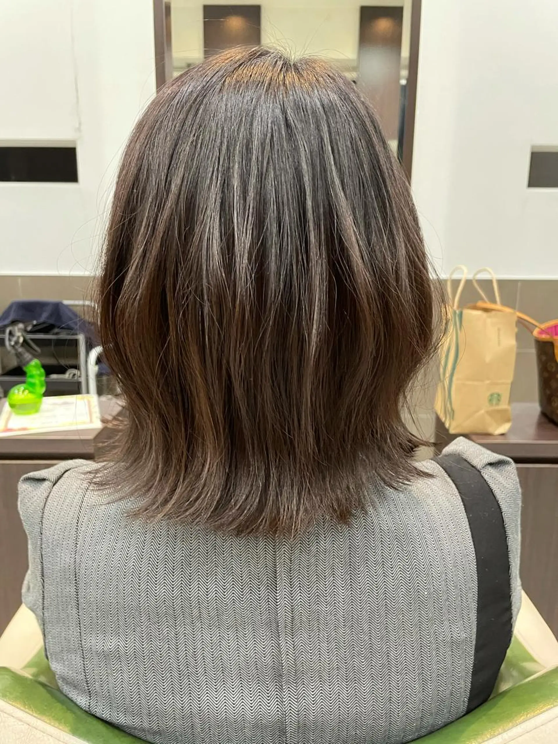 セミロング カラー ヘアアレンジ PROGRESS Harukiのヘアスタイル