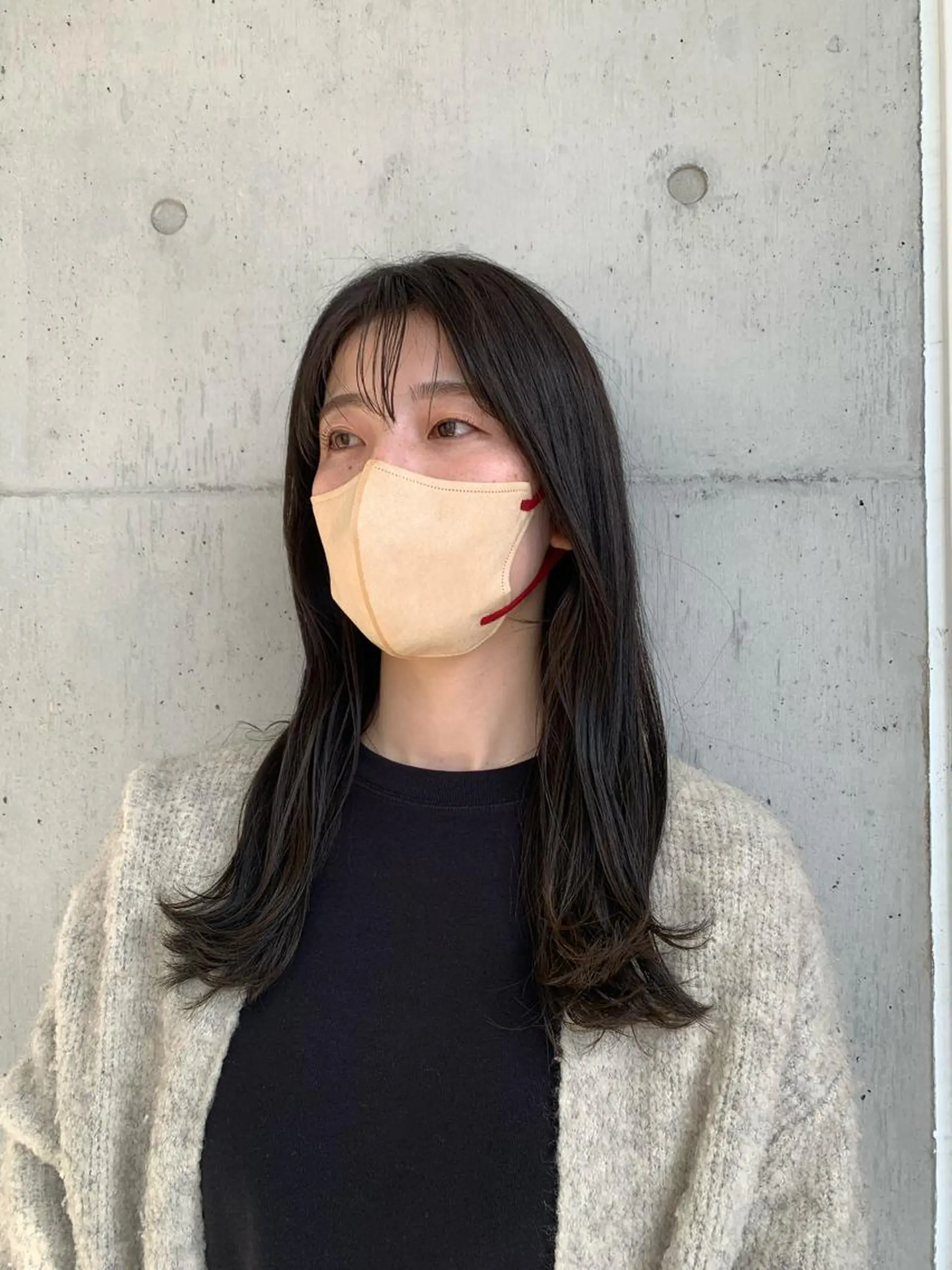 ロング カラー アッシュ オリーブアッシュ ヘアカラー トリートメント yukari/ 立川美容室のヘアスタイル