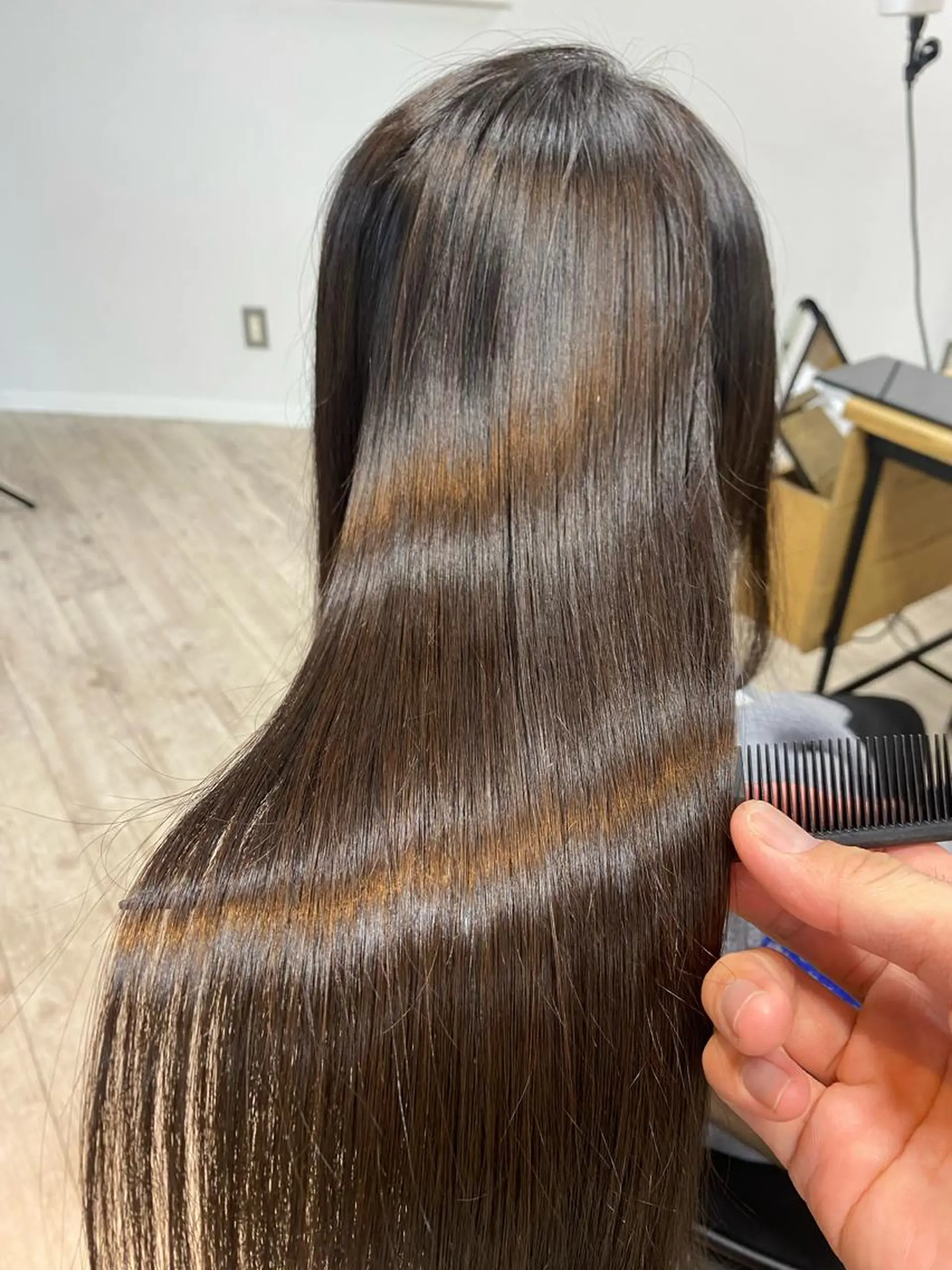 ロング 髪質改善 トリートメント 酸性ストレート 髪質改善 髪質改善カラーゆうひのヘアスタイル