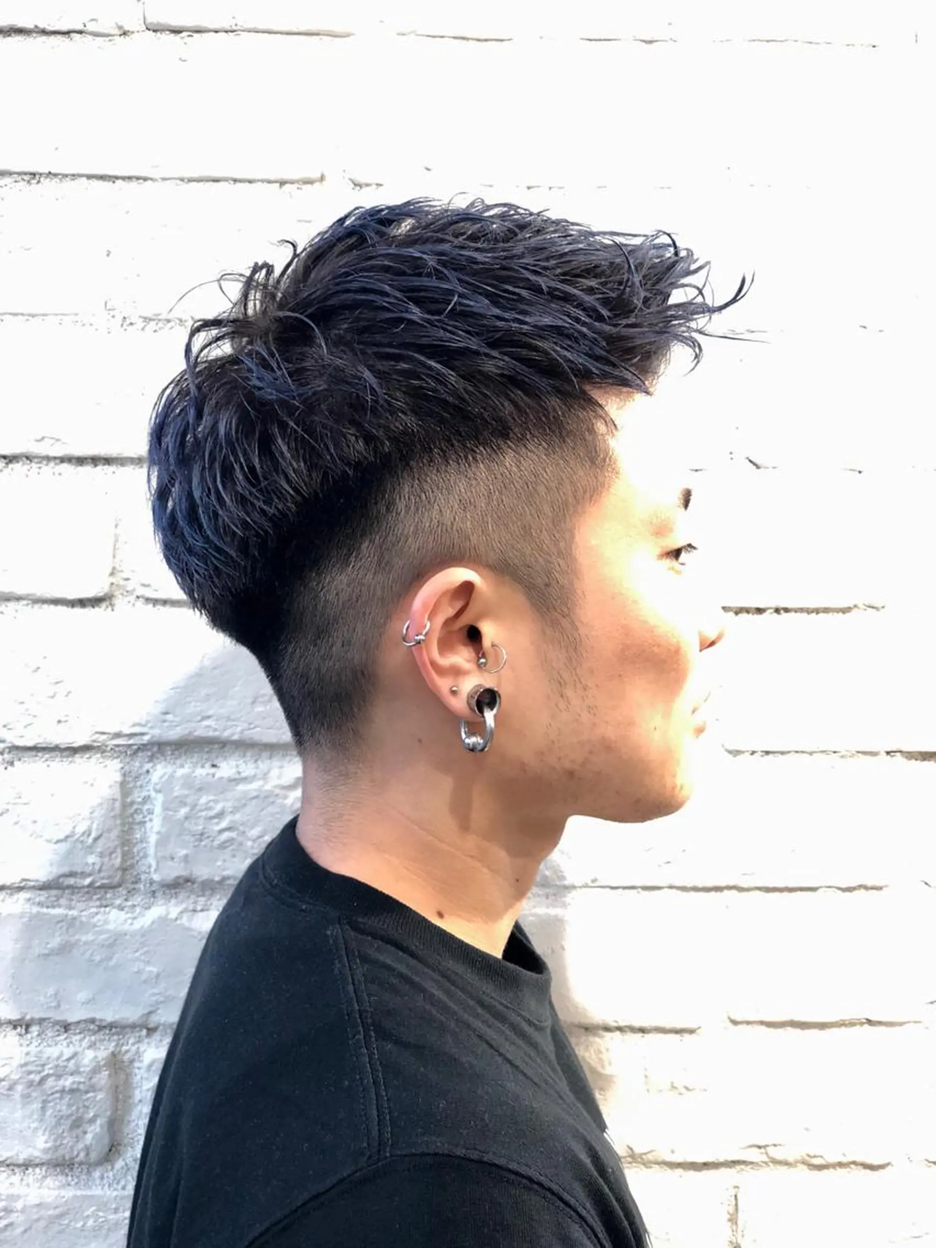 カラー メンズ フェードカット モヒカン MEN'S特化🌈 KATOのヘアスタイル