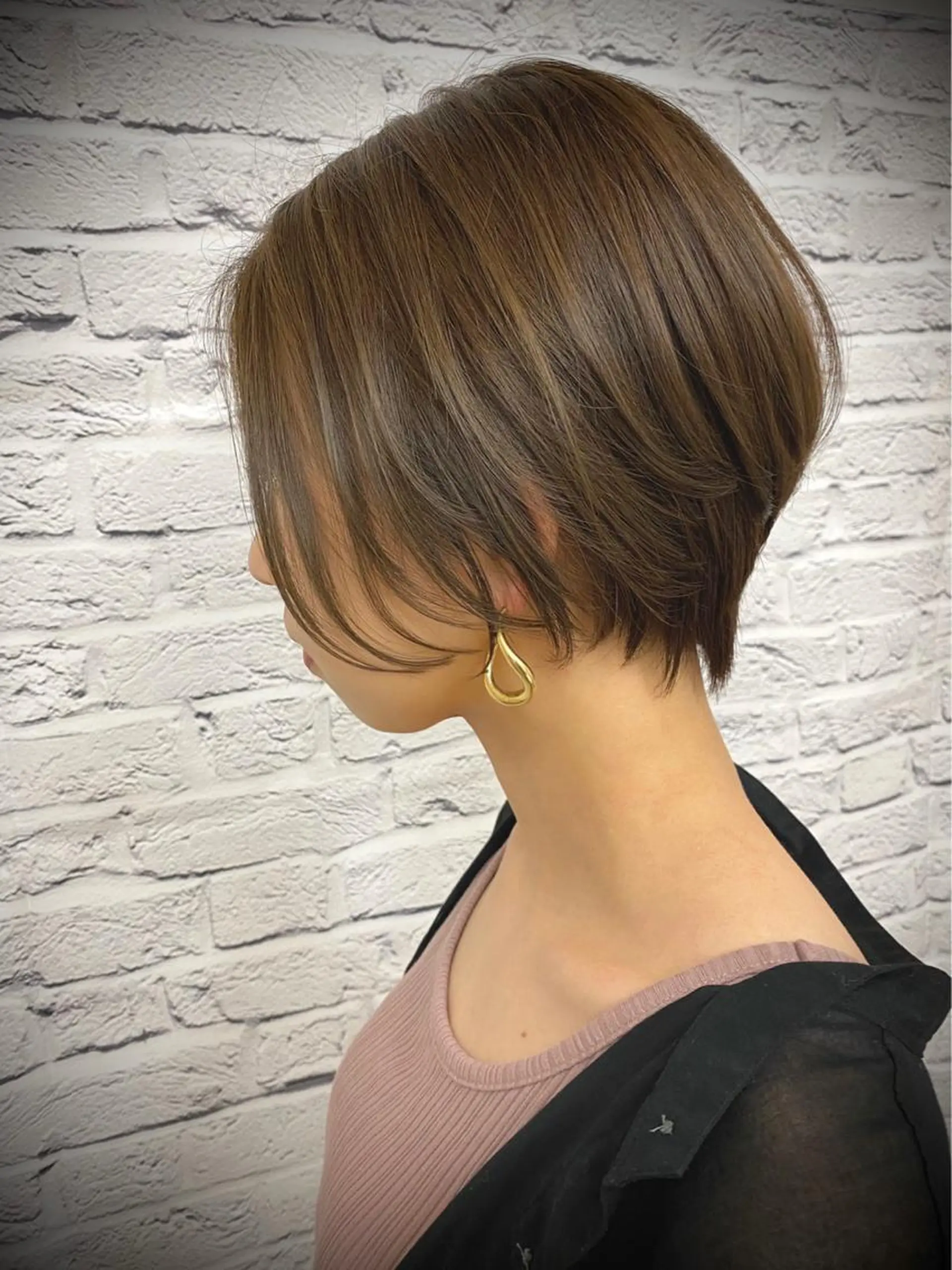 ショート カラー くびれヘア ショートヘア RaiRa/ 今澄紀仁のヘアスタイル